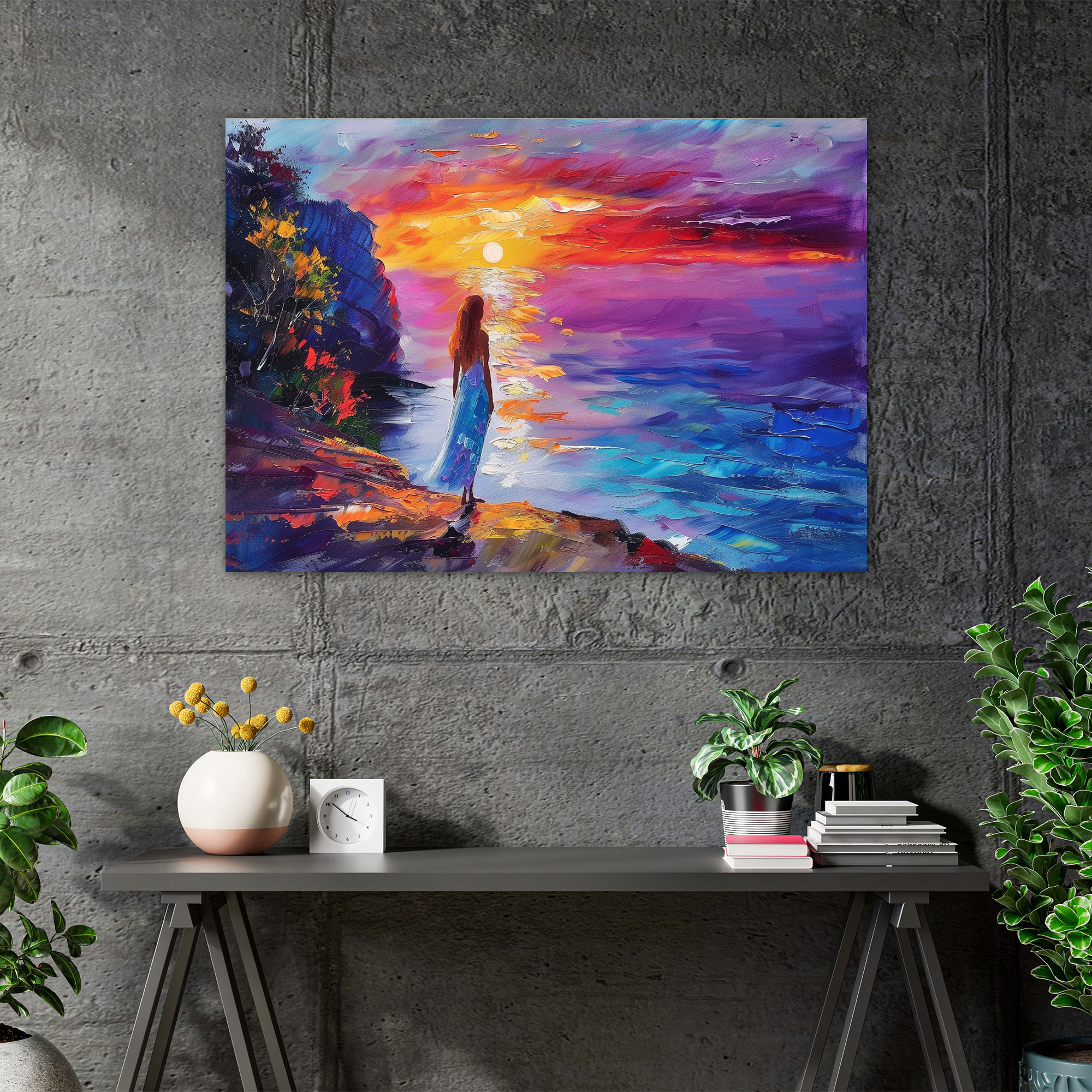 Leonid Afremov Style Canvas Print - Leonid Afremov, Wall Art, Leonid Afremov Style, Home Decoration