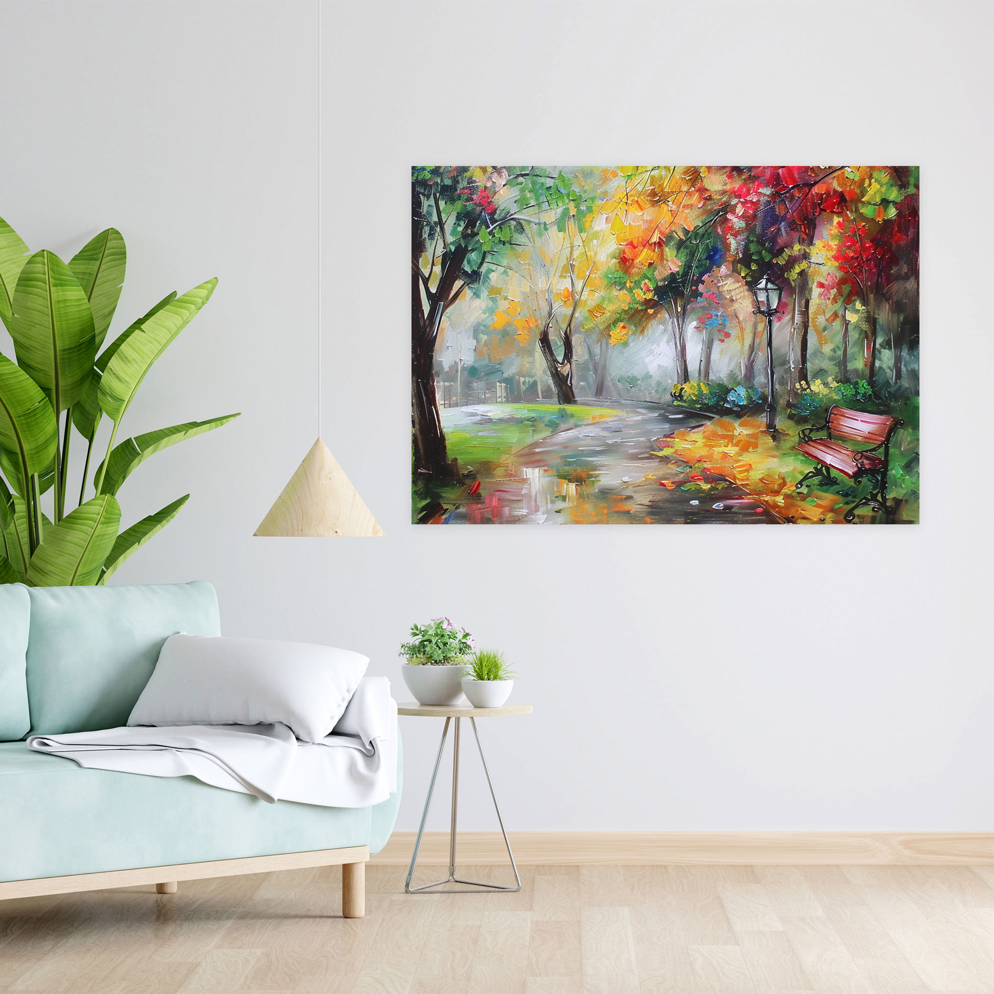 Leonid Afremov Park Canvas Print - Leonid Afremov, Leonid Afremov, Canvas, Canvas Print