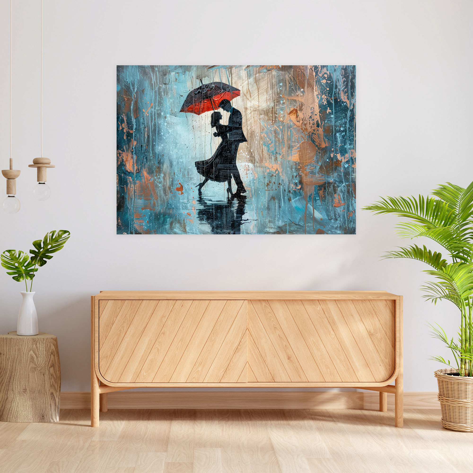 Leonid Afremov Inspired Dancing Couple Wall Decoration - Leonid Afremov, Home Decoration, Canvas Wall Art, Wall Decoration