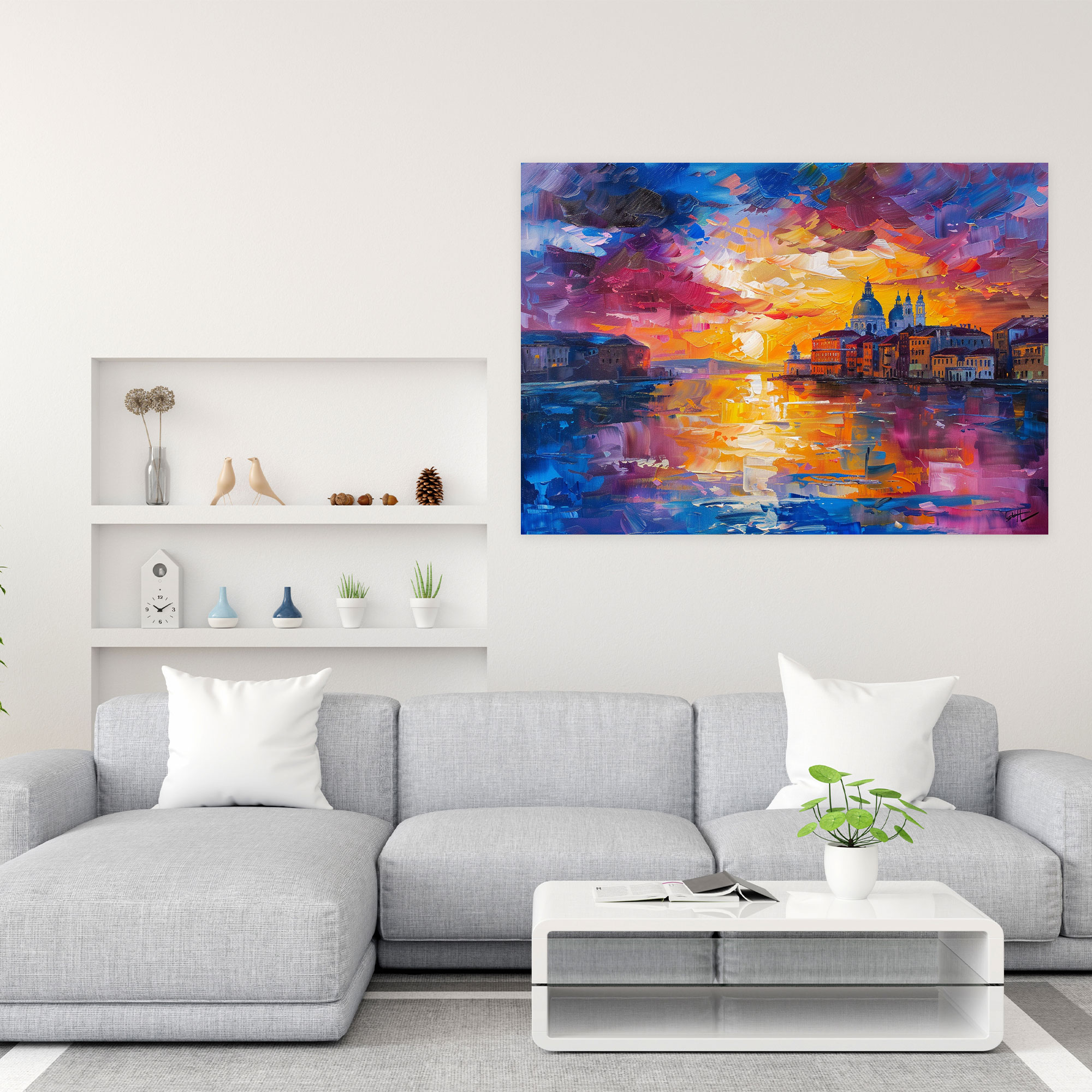 Leonid Afremov Sunset Canvas Print - Leonid Afremov, Canvas Wall Art, Wall Art, Canvas Print