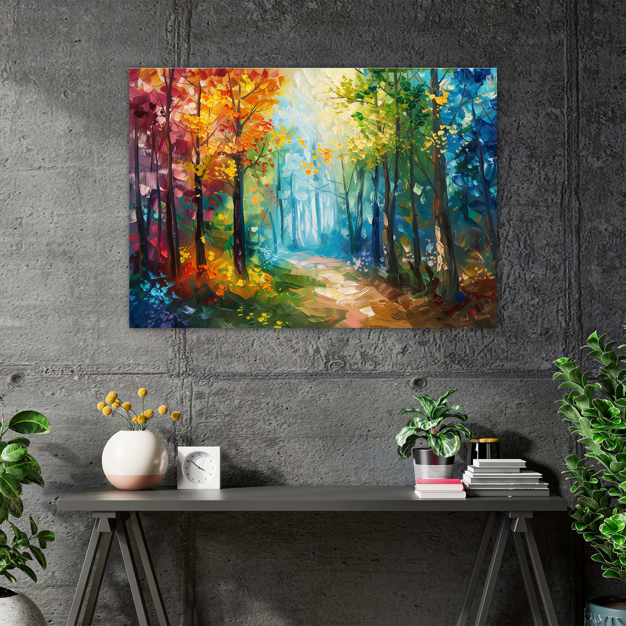 Whimsical Forest Canvas Print - Leonid Afremov, Wall Art, Canvas, Leonid Afremov