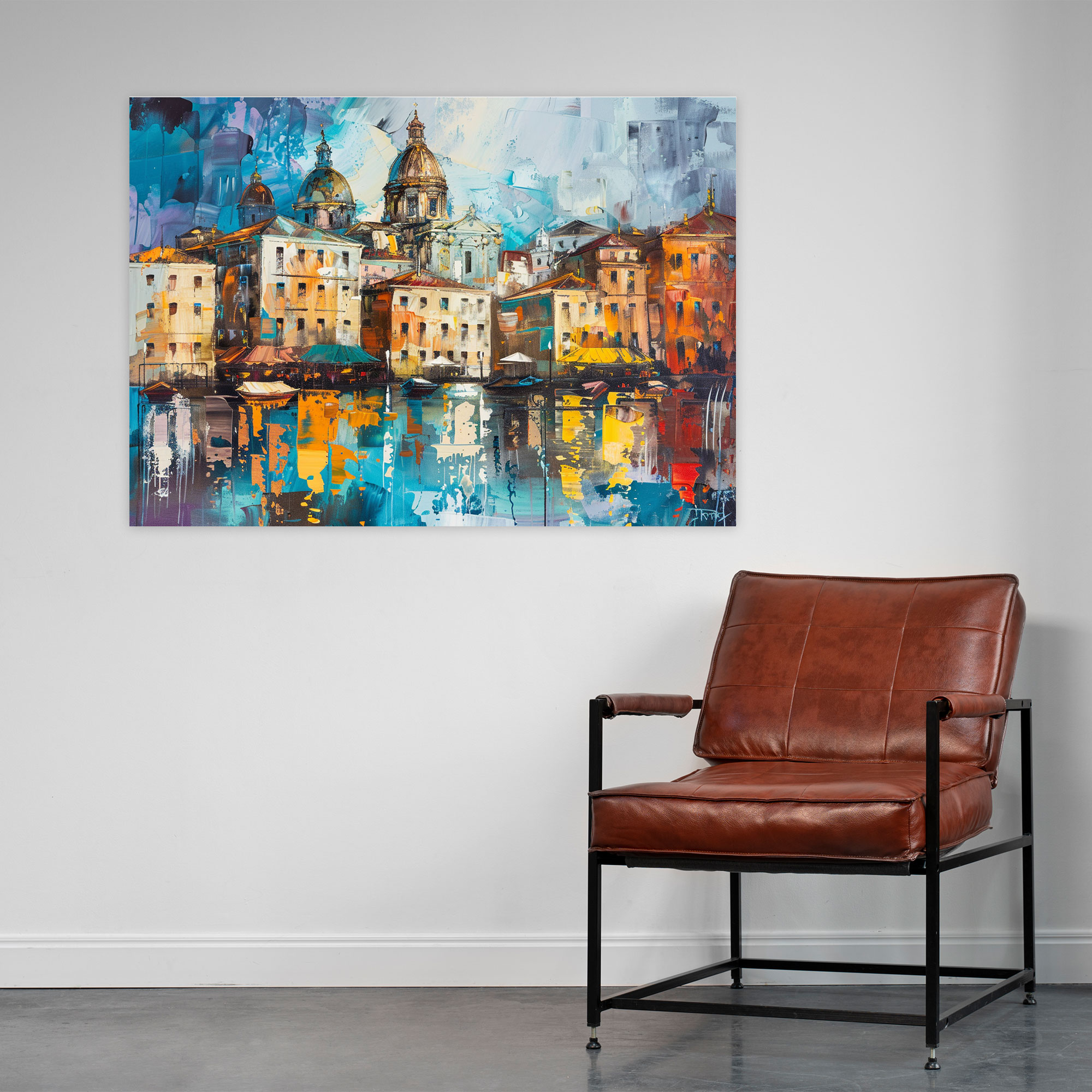 Leonid Afremov Canvas Print Cityscape Wall Art - Leonid Afremov, Leonid Afremov, Wall Decoration, Home Decoration