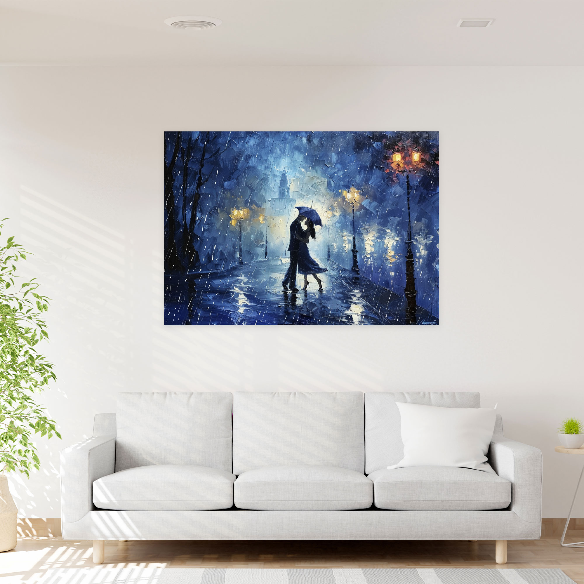 Leonid Afremov Canvas Print Romantic Wall Decoration - Leonid Afremov, Wall Art, Leonid Afremov, Canvas