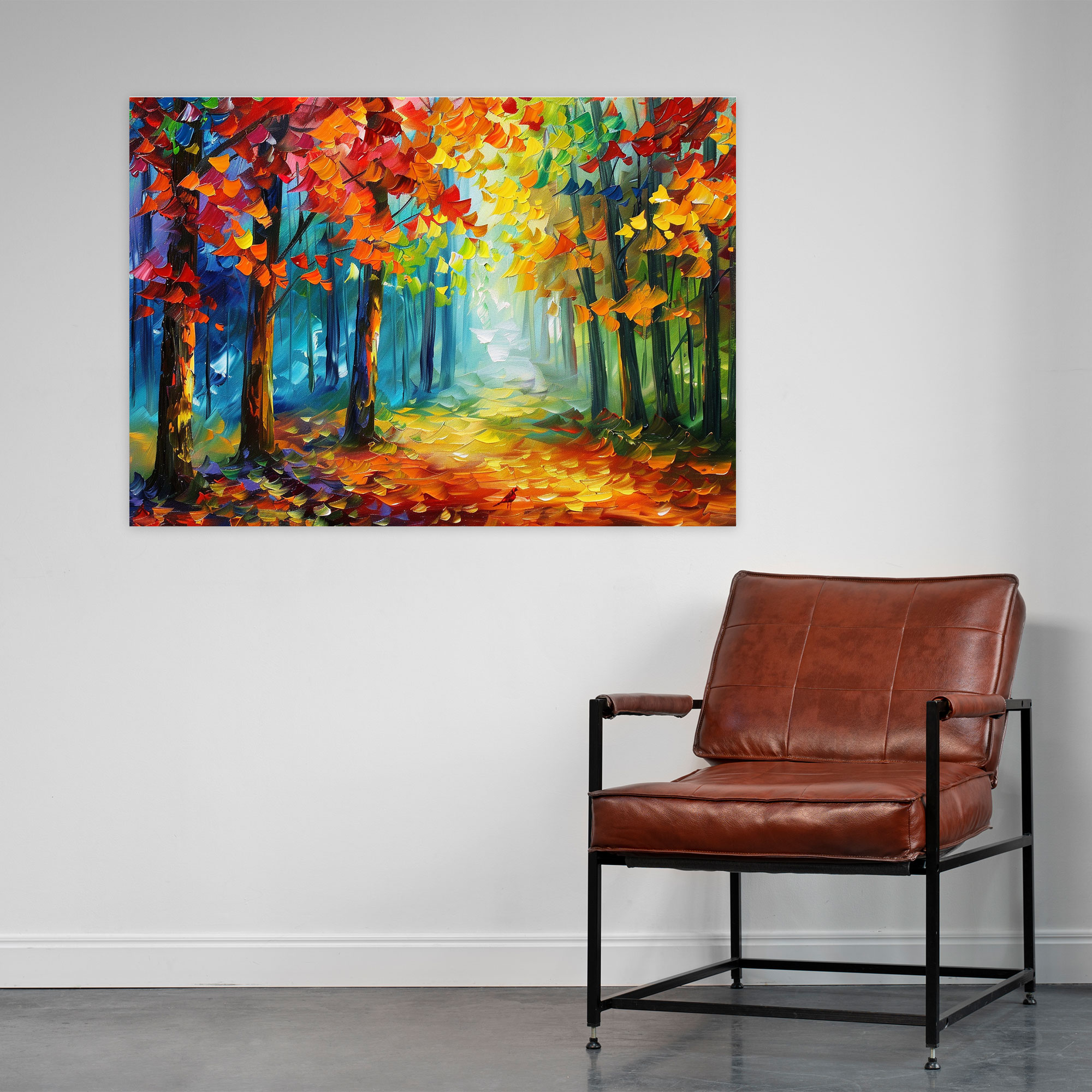 Leonid Afremov Canvas Print Magical Forest Wall Art - Leonid Afremov, Wall Art, Canvas, Canvas Wall Art