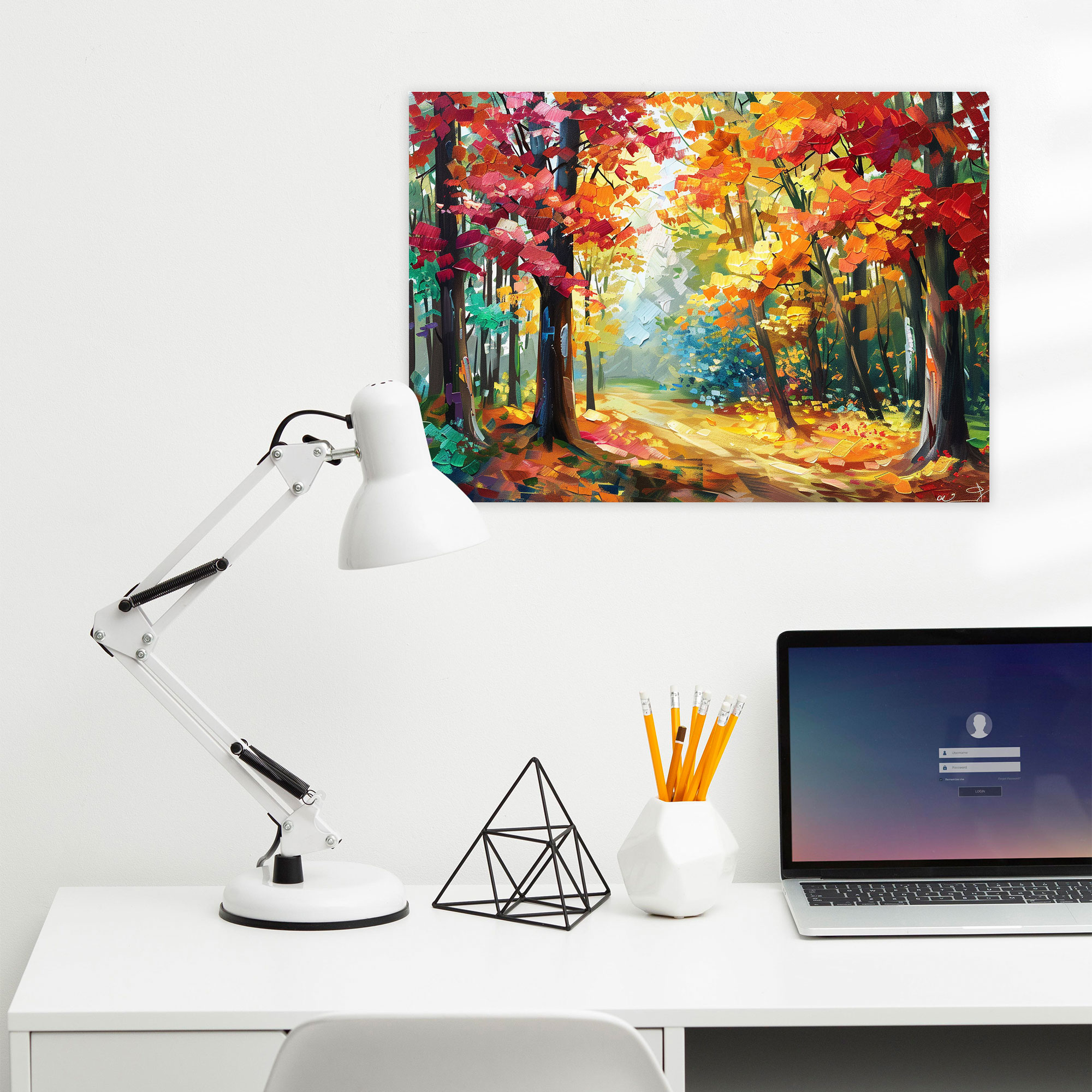 Leonid Afremov Autumn Forest Canvas Print - Leonid Afremov, Canvas Print, Canvas, Home Decoration