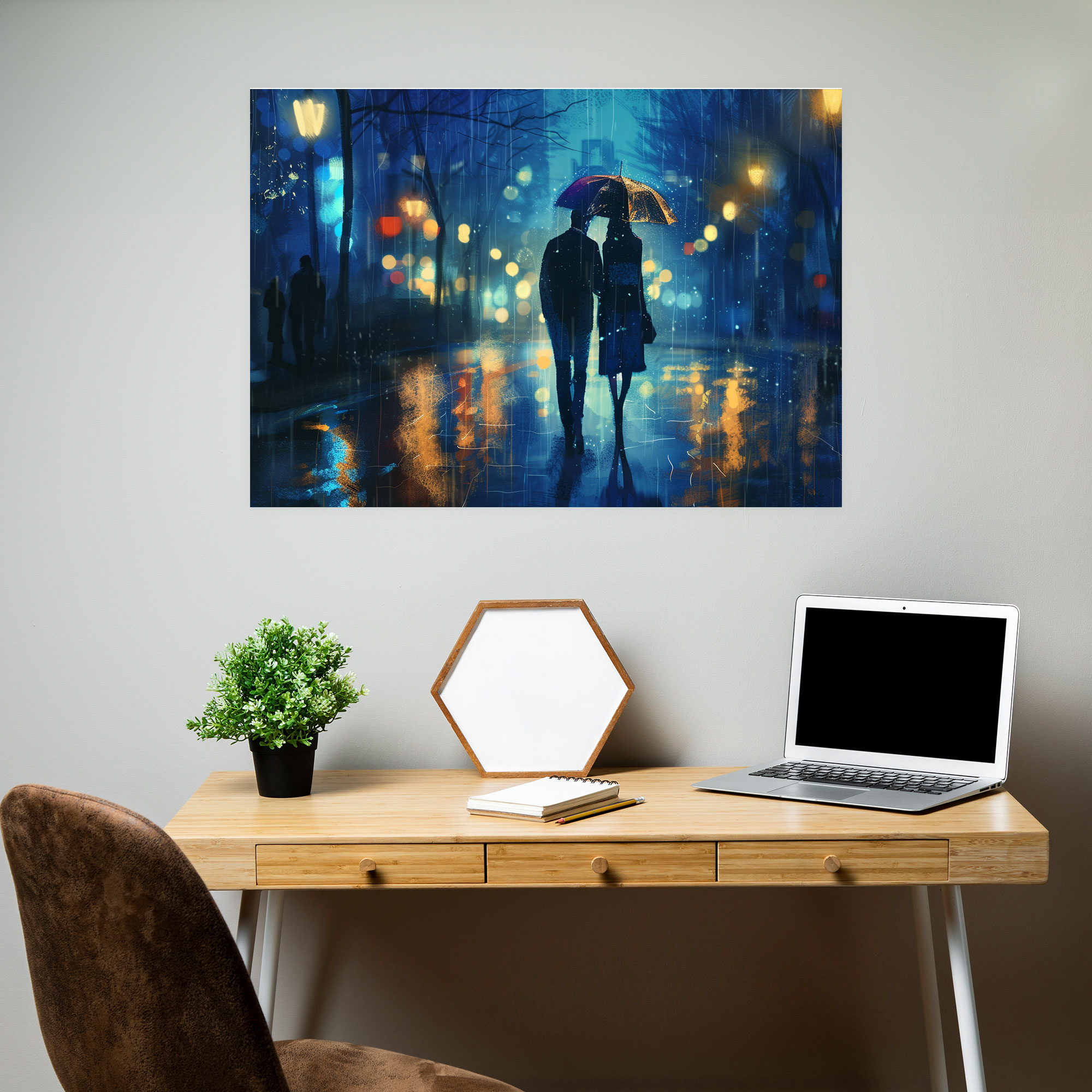 Romantic Night Leonid Afremov Wall Art - Leonid Afremov, Canvas Print, Wall Art, Leonid Afremov