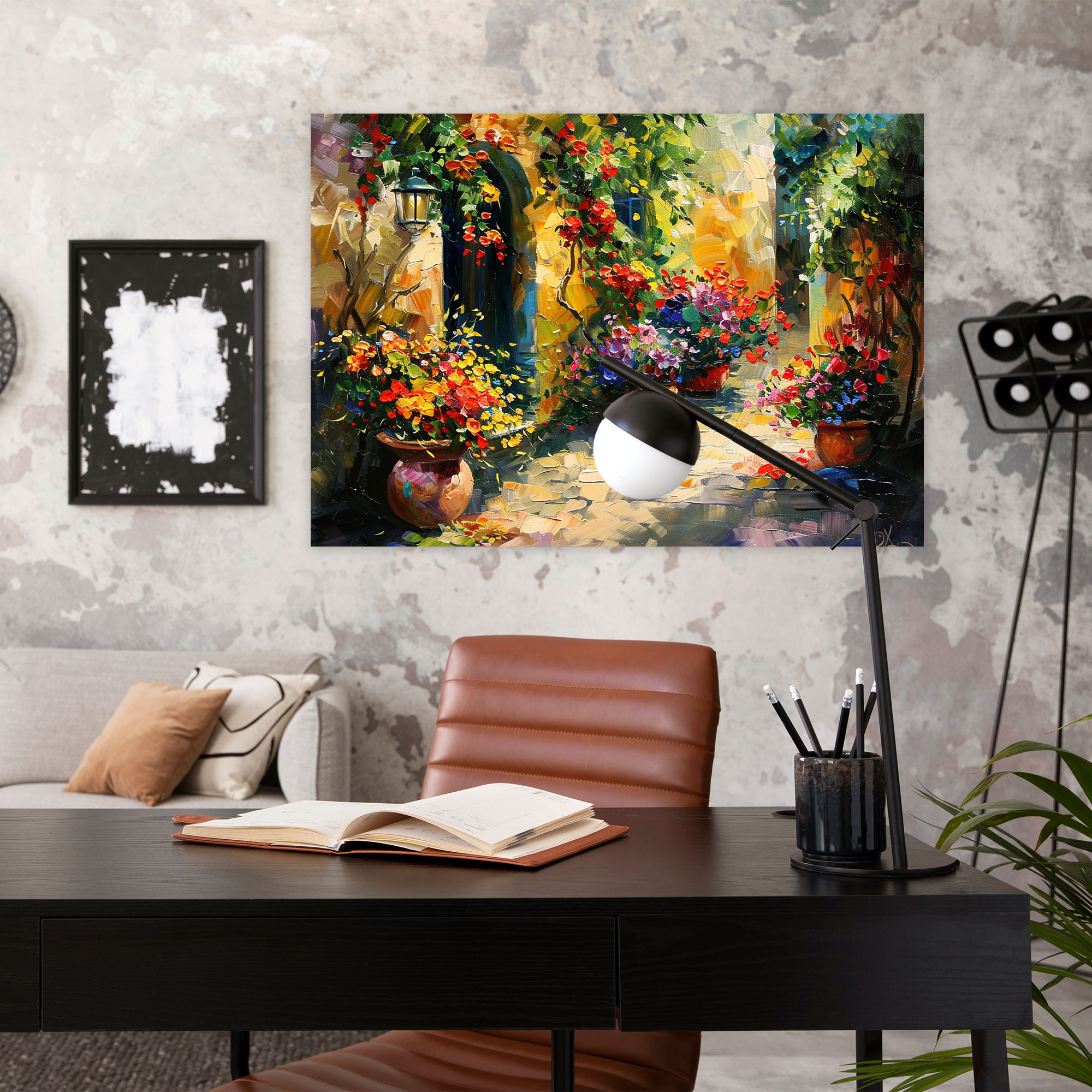Blooming Garden Leonid Afremov Wall Art - Leonid Afremov, Canvas Print, Wall Art, Canvas