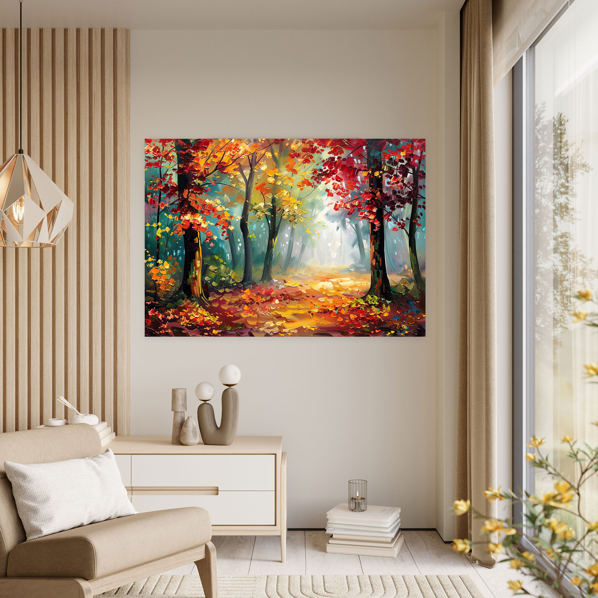 Leonid Afremov Forest Canvas Wall Art - Leonid Afremov, Wall Decoration, Canvas Wall Art, Home Decoration