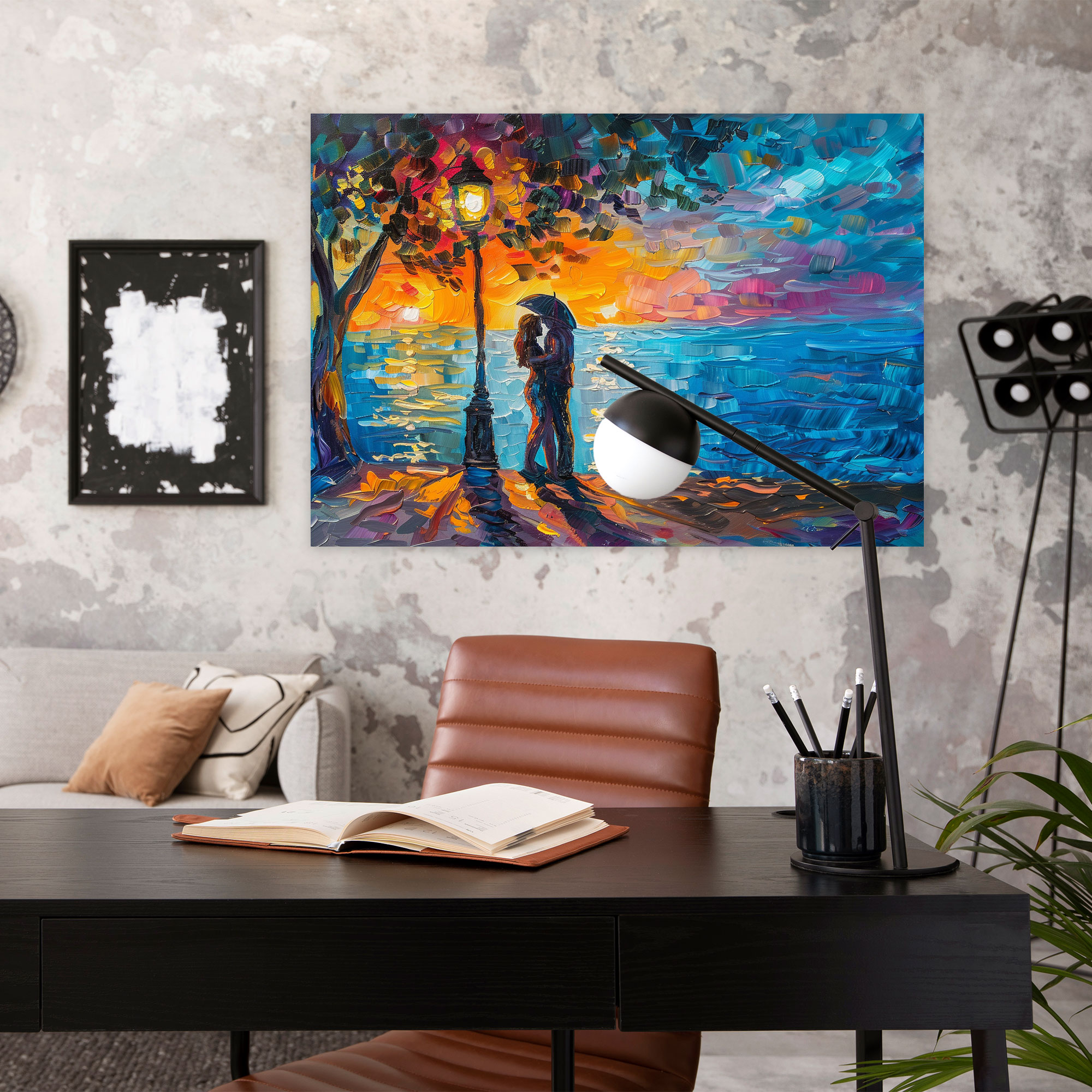 Leonid Afremov Sea Sunset Wall Art - Leonid Afremov, Home Decoration, Canvas Wall Art, Leonid Afremov