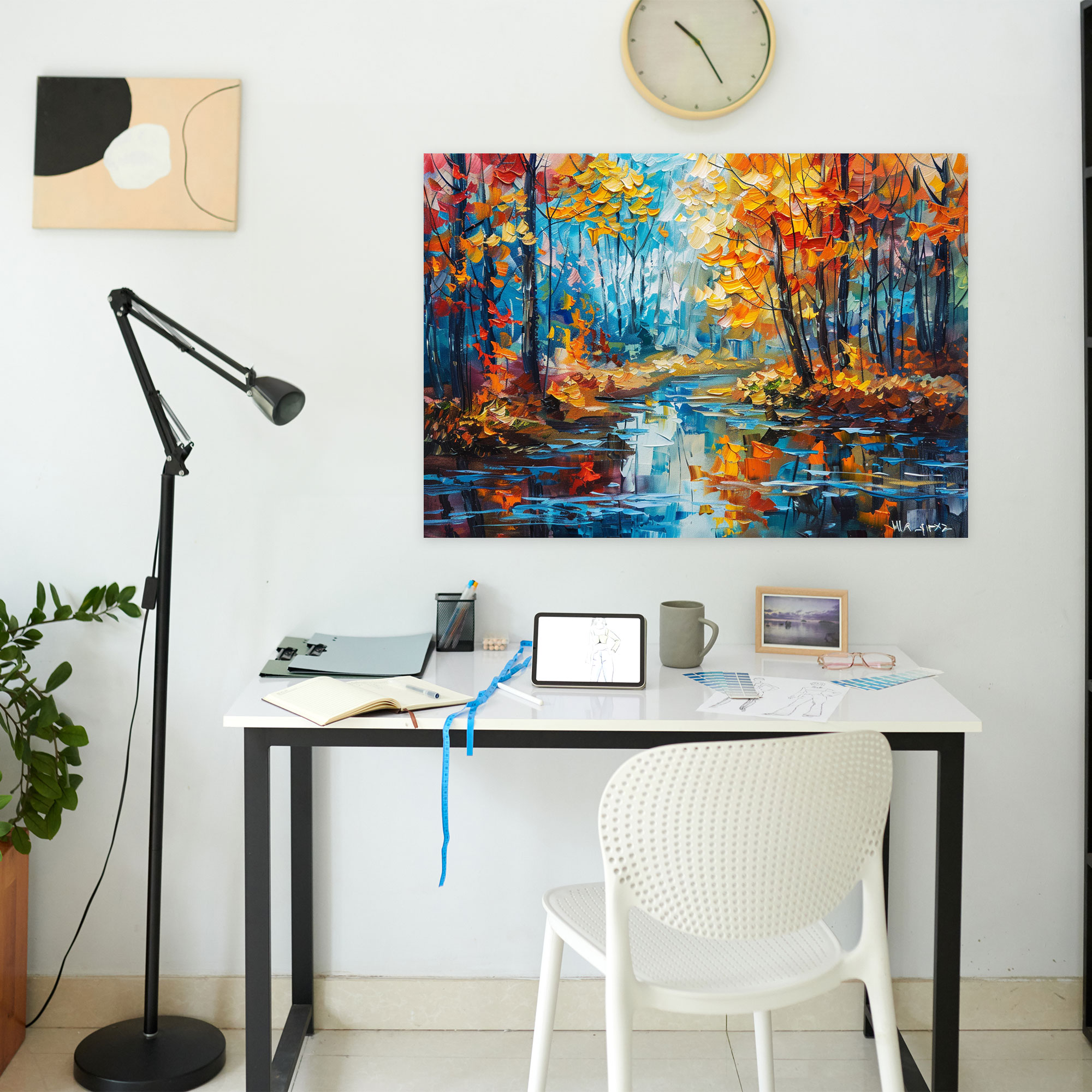 Leonid Afremov Wall Art - Autumn Forest Canvas Print - Leonid Afremov, Home Decoration, Canvas Wall Art, Canvas Print