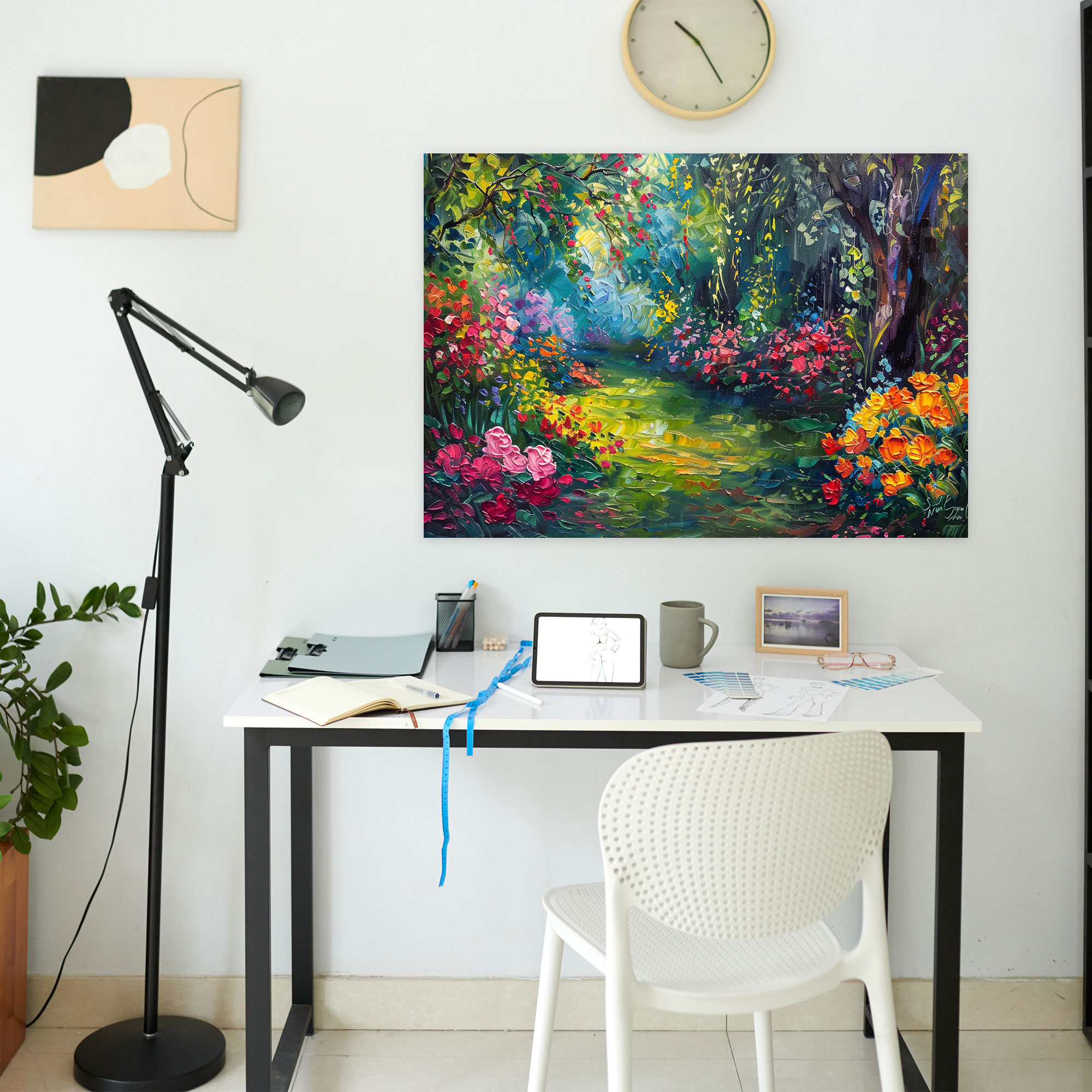 Leonid Afremov Canvas Print - Spring Garden Wall Art - Leonid Afremov, Leonid Afremov, Wall Decoration, Canvas Print