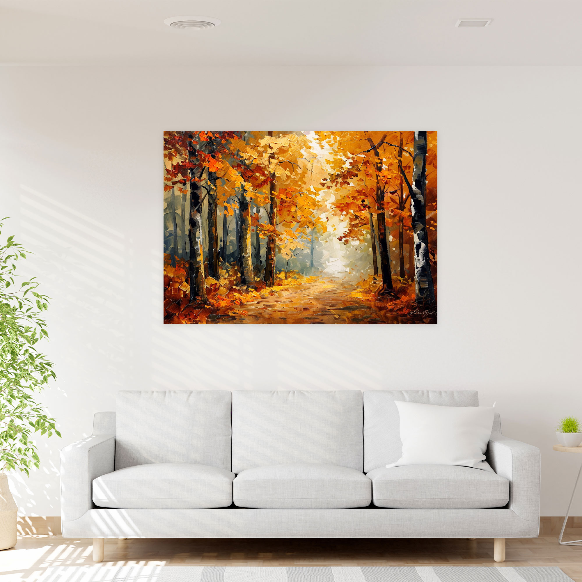 Autumn Forest Leonid Afremov Wall Art - Leonid Afremov, Leonid Afremov, Canvas, Canvas Wall Art