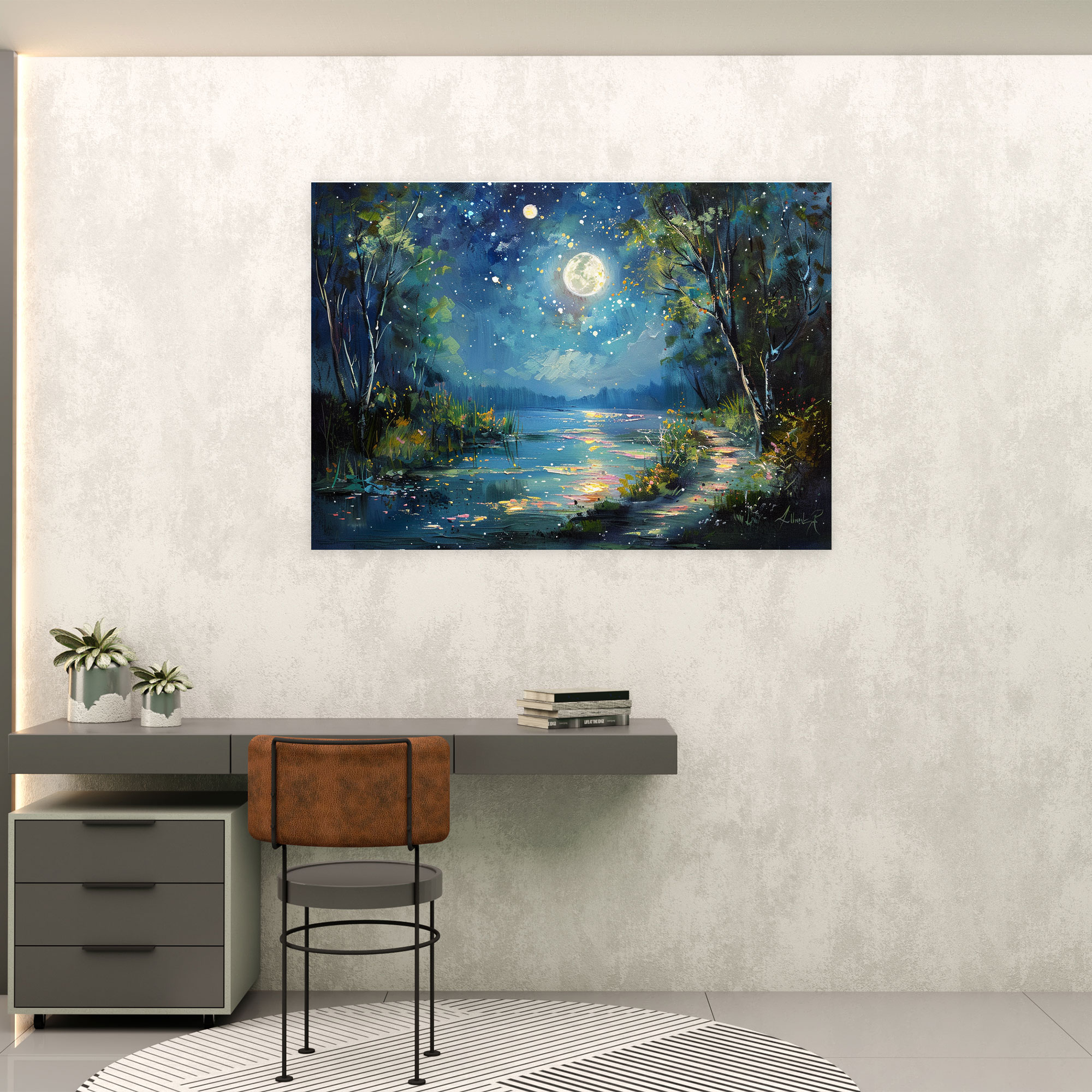 Leonid Afremov Canvas Print Wall Decoration - Leonid Afremov, Canvas Print, Home Decoration, Wall Decoration