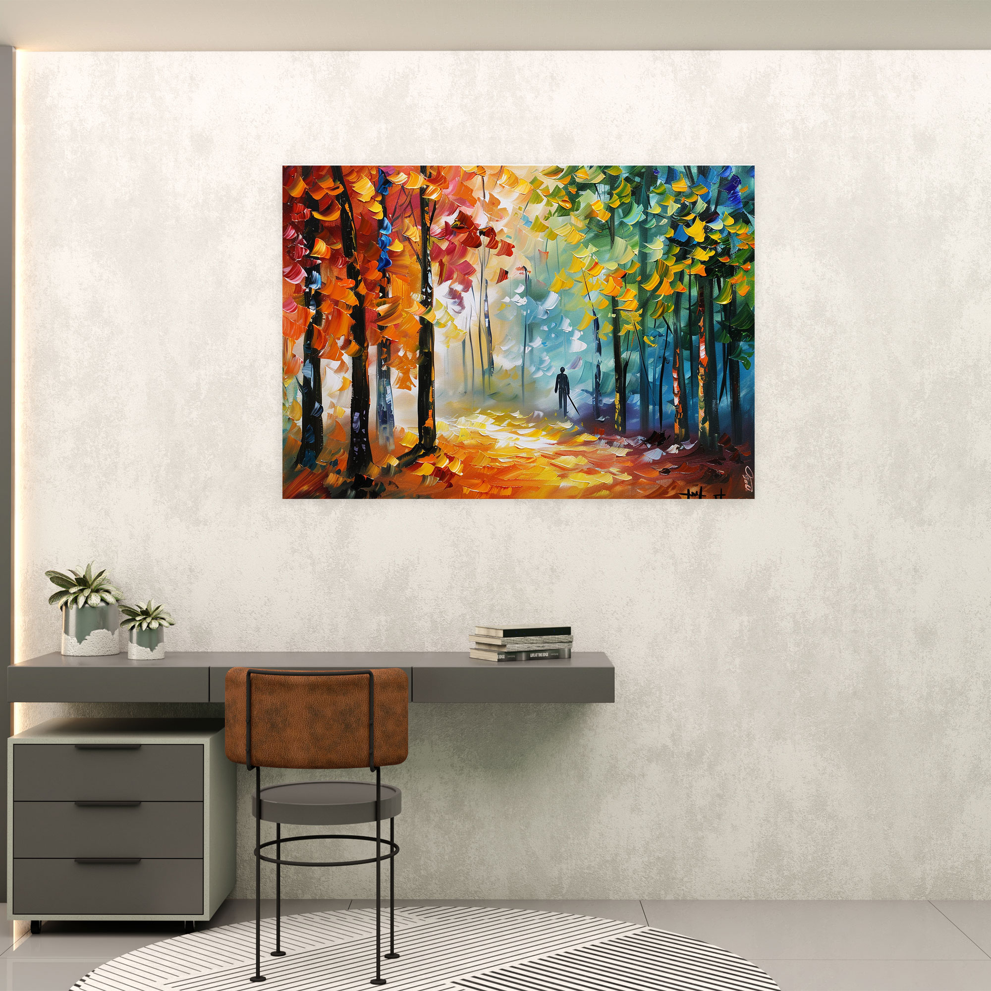 Autumn Forest Leonid Afremov Canvas Print - Leonid Afremov, Wall Art, Canvas Print, Canvas Wall Art