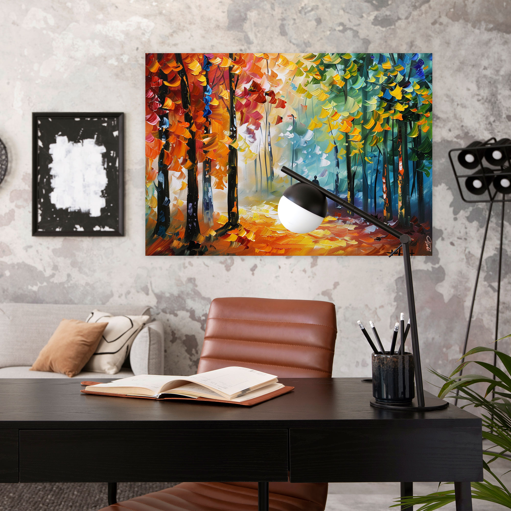 Autumn Forest Leonid Afremov Canvas Print - Leonid Afremov, Wall Art, Canvas Print, Canvas Wall Art