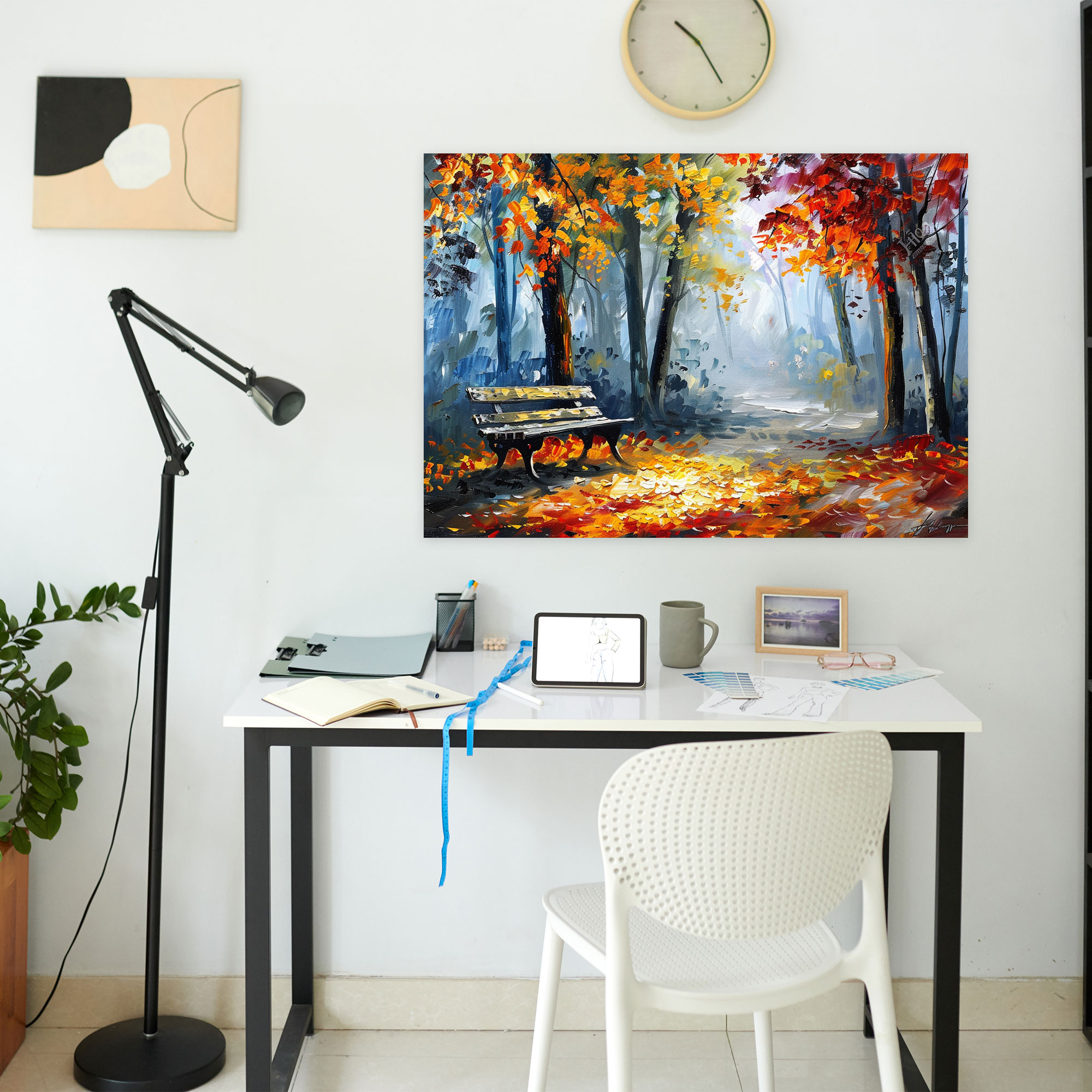Leonid Afremov Autumn Forest Wall Art - Leonid Afremov, Home Decoration, Leonid Afremov, Wall Art