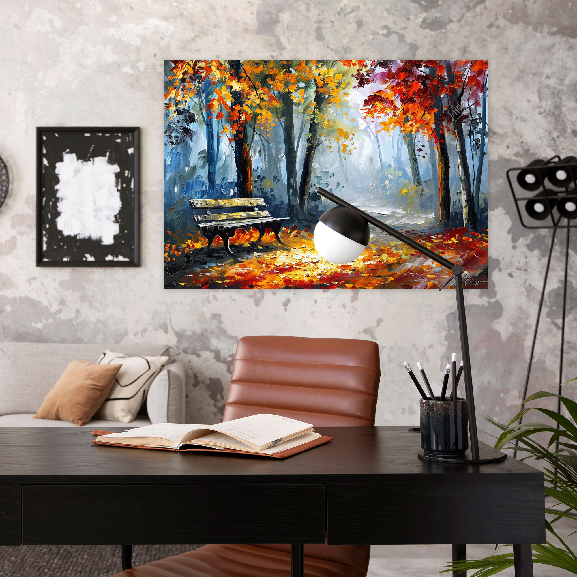 Leonid Afremov Autumn Forest Wall Art - Leonid Afremov, Home Decoration, Leonid Afremov, Wall Art