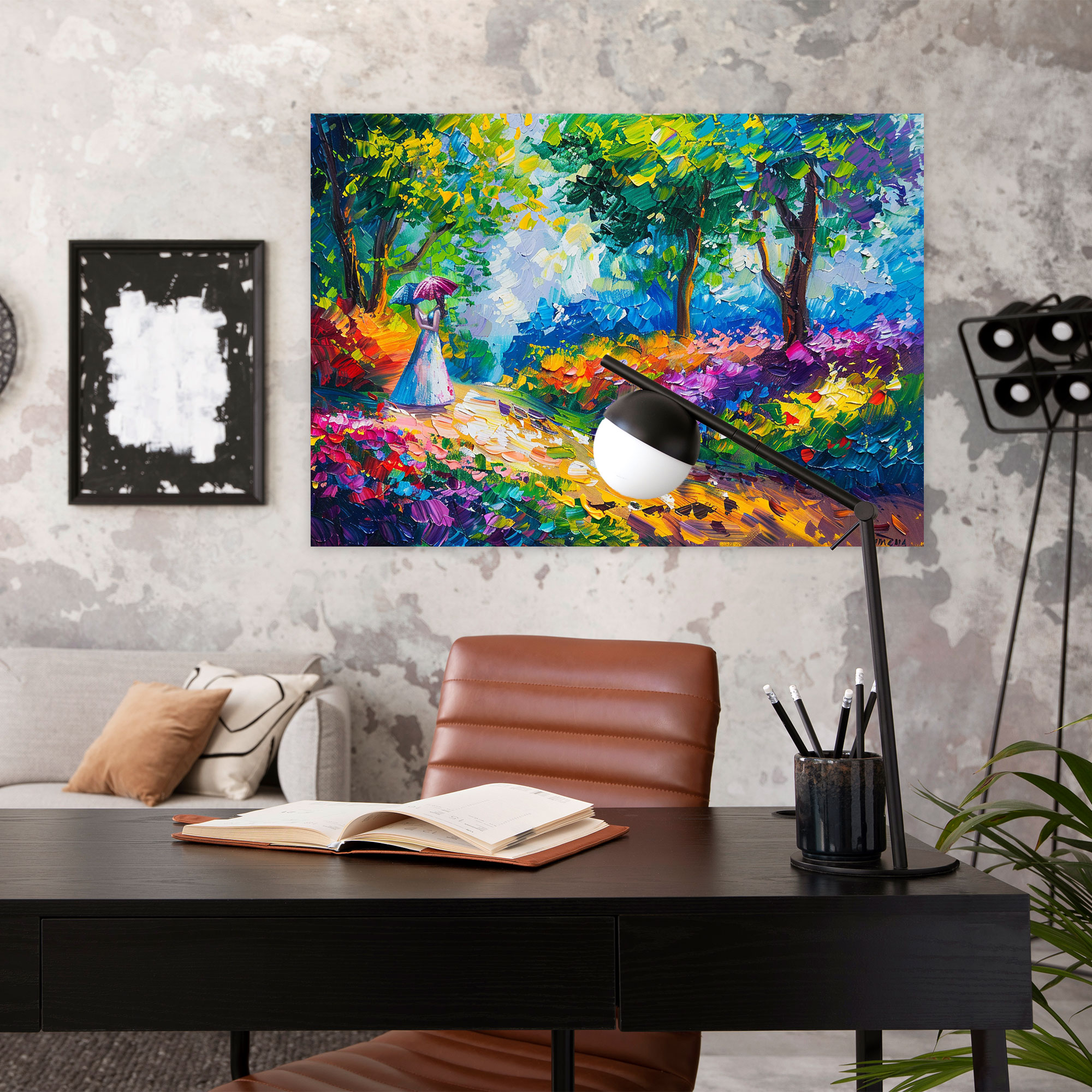 Leonid Afremov Whimsical Park Wall Decoration - Leonid Afremov, Canvas, Canvas Wall Art, Home Decoration