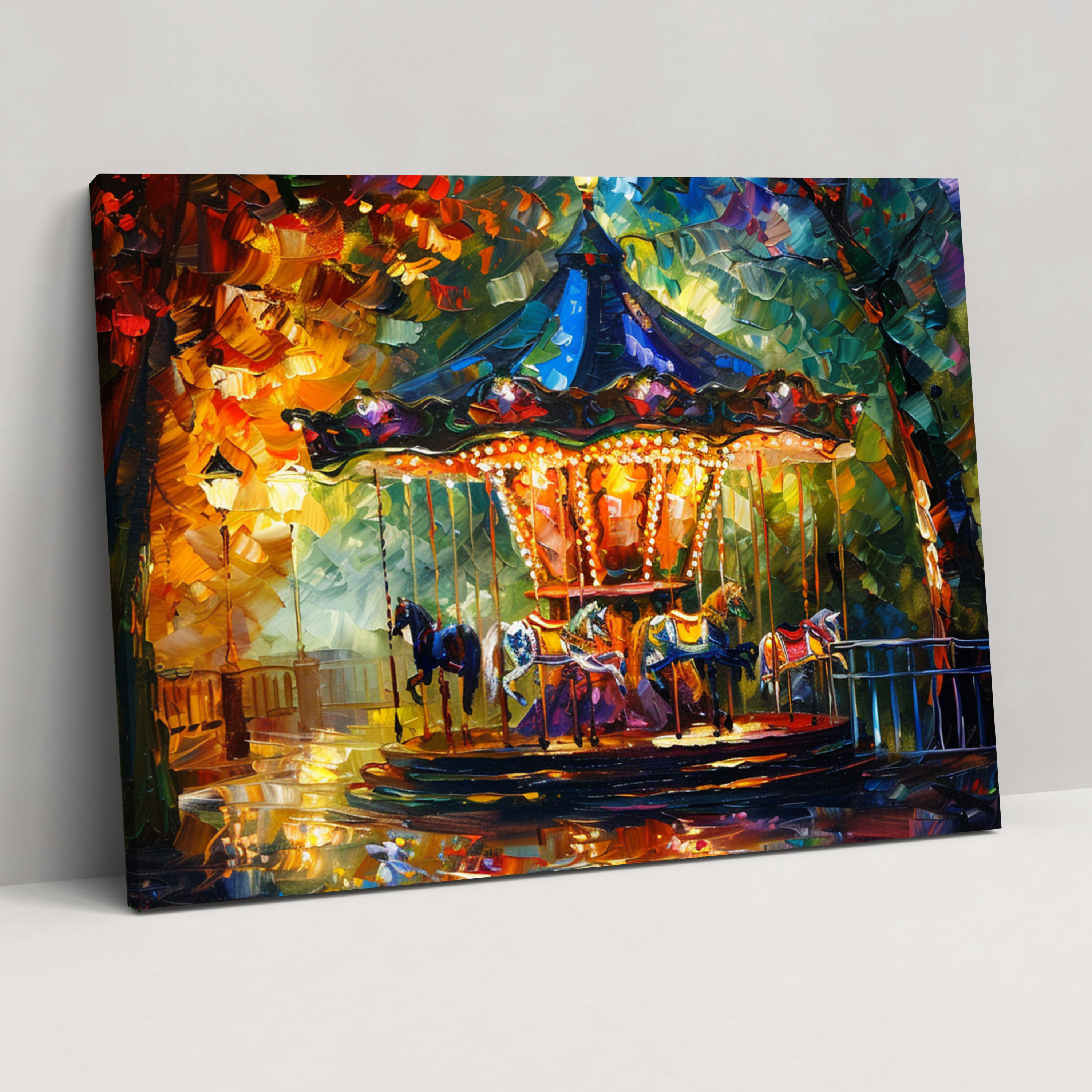 Leonid Afremov Wall Art - Leonid Afremov, Canvas Print, Wall Decoration, Leonid Afremov