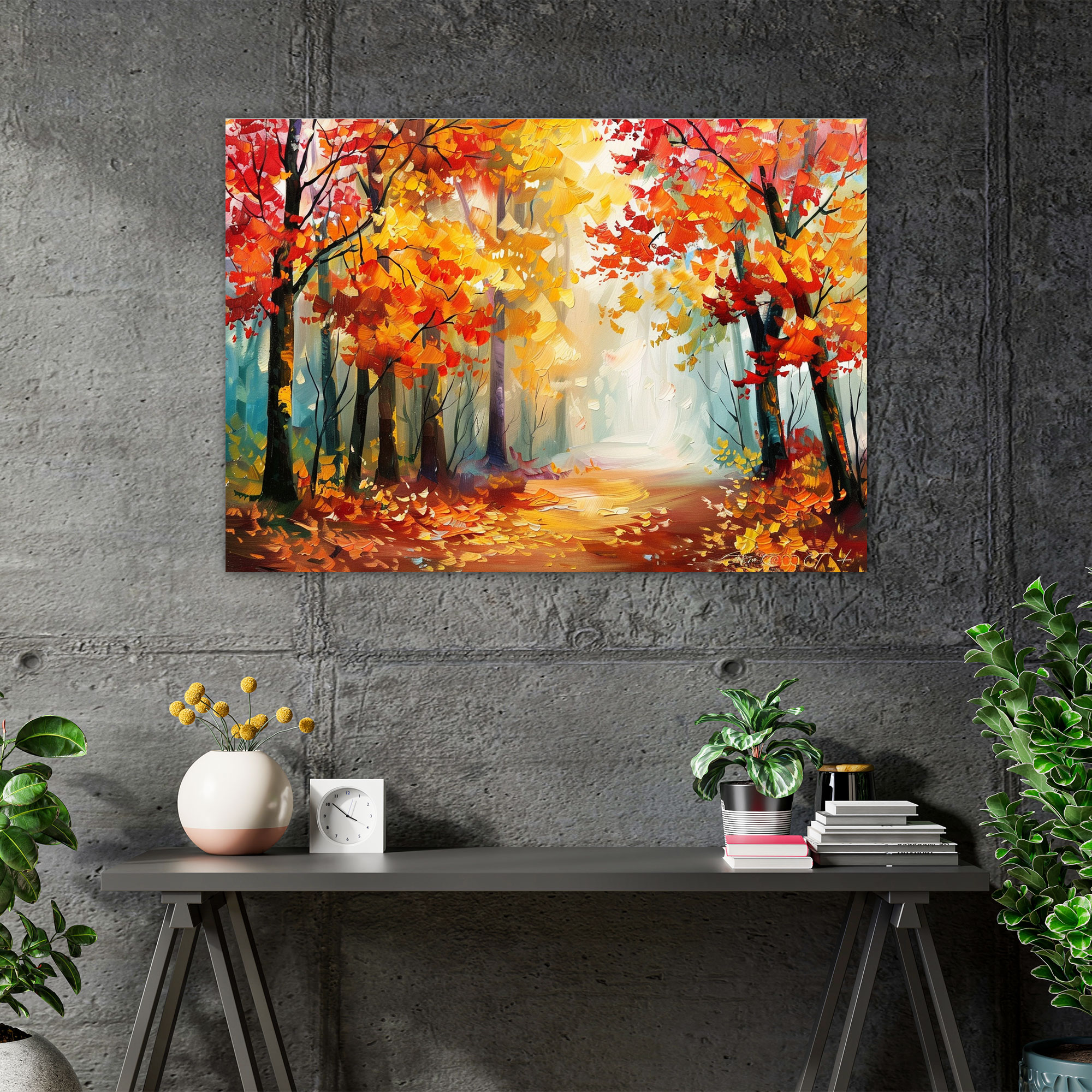 Autumn Forest Leonid Afremov Wall Decoration - Leonid Afremov, Canvas, Home Decoration, Canvas Print