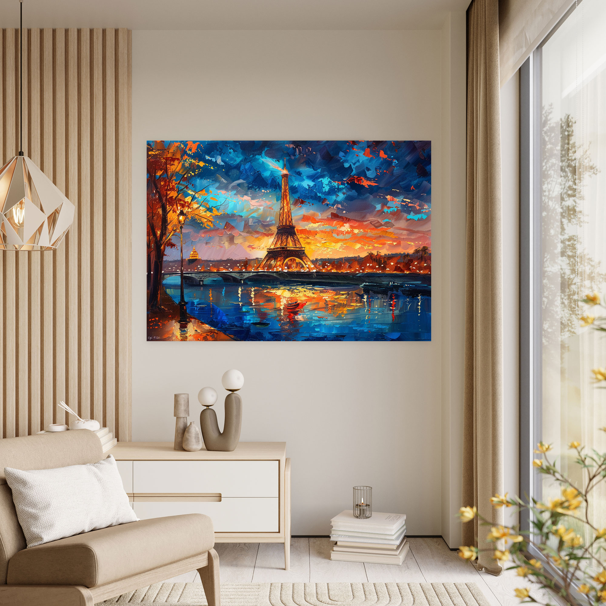 Eiffel Tower Leonid Afremov Wall Decoration - Leonid Afremov, Canvas Wall Art, Wall Art, Home Decoration