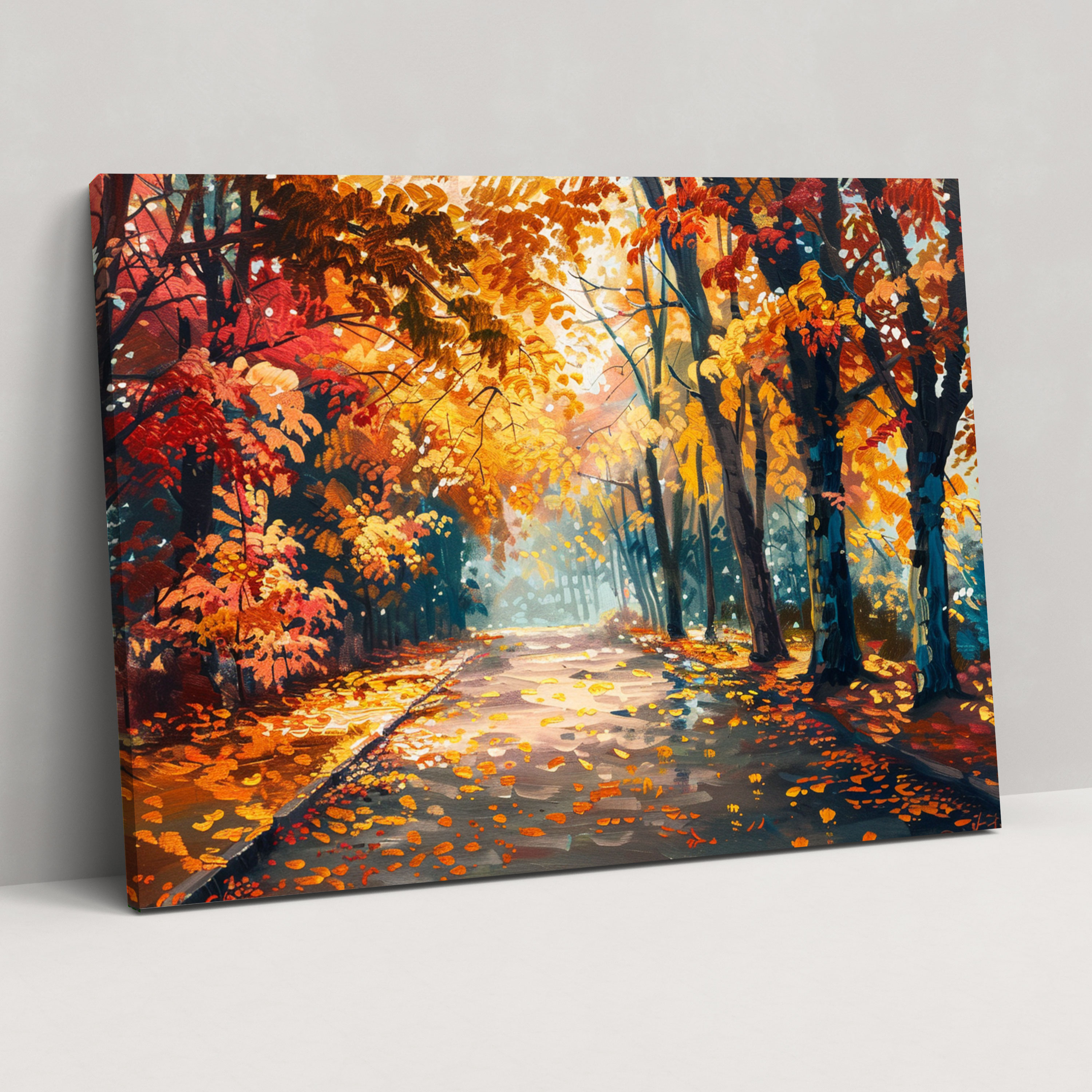 Autumn Park Leonid Afremov Canvas Print Wall Decoration - Leonid Afremov, Home Decoration, Wall Decoration, Canvas Wall Art