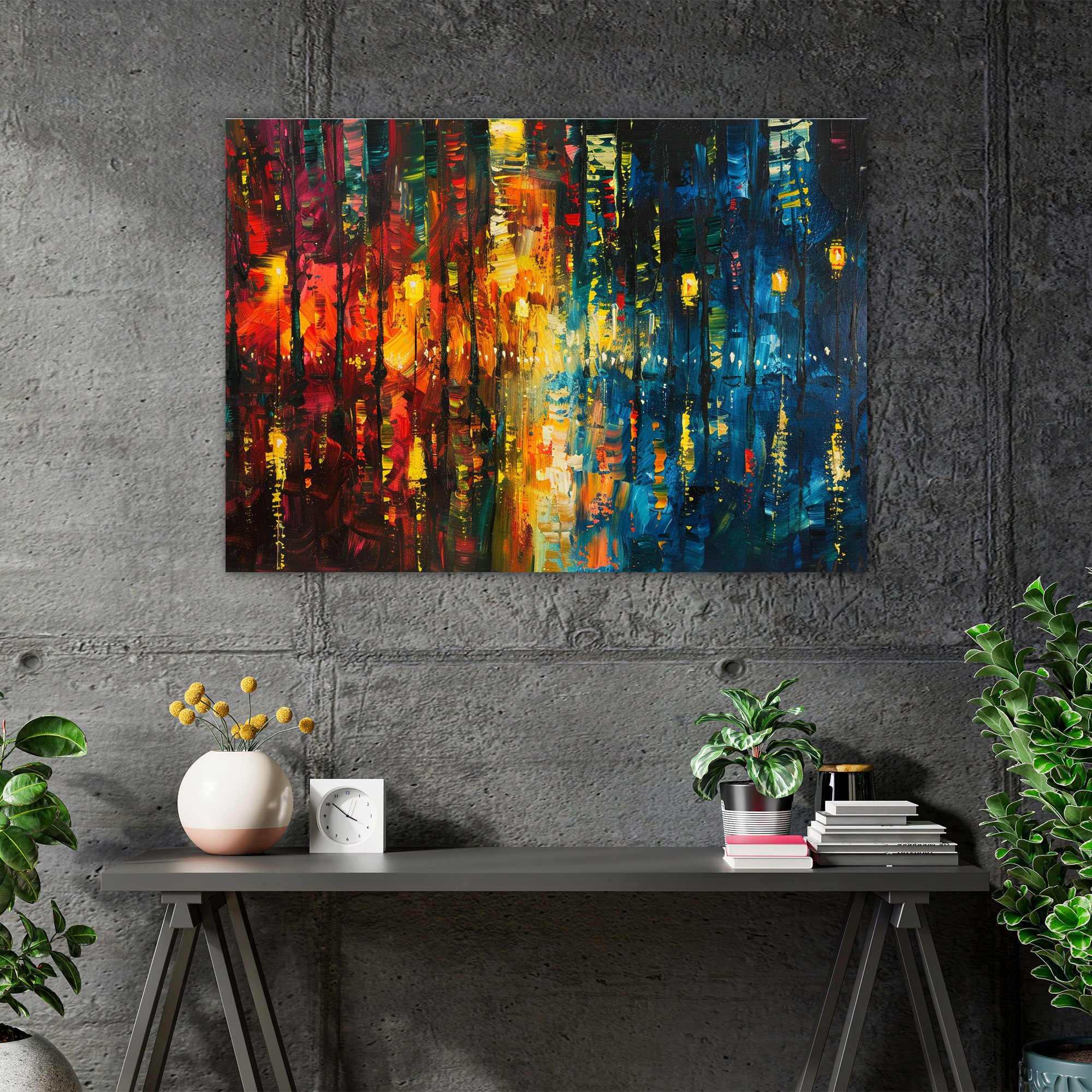 Dancing Lights Leonid Afremov Wall Art - Leonid Afremov, Canvas Print, Leonid Afremov, Home Decoration