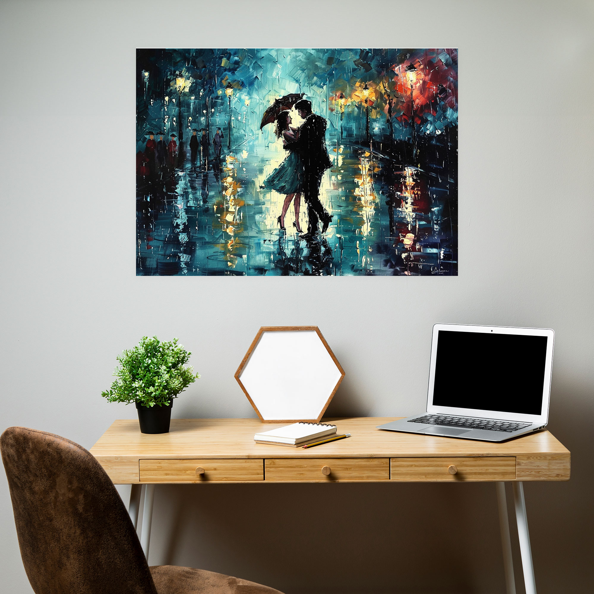 Leonid Afremov Romantic Canvas Print - Leonid Afremov, Leonid Afremov, Canvas Print, Canvas Wall Art