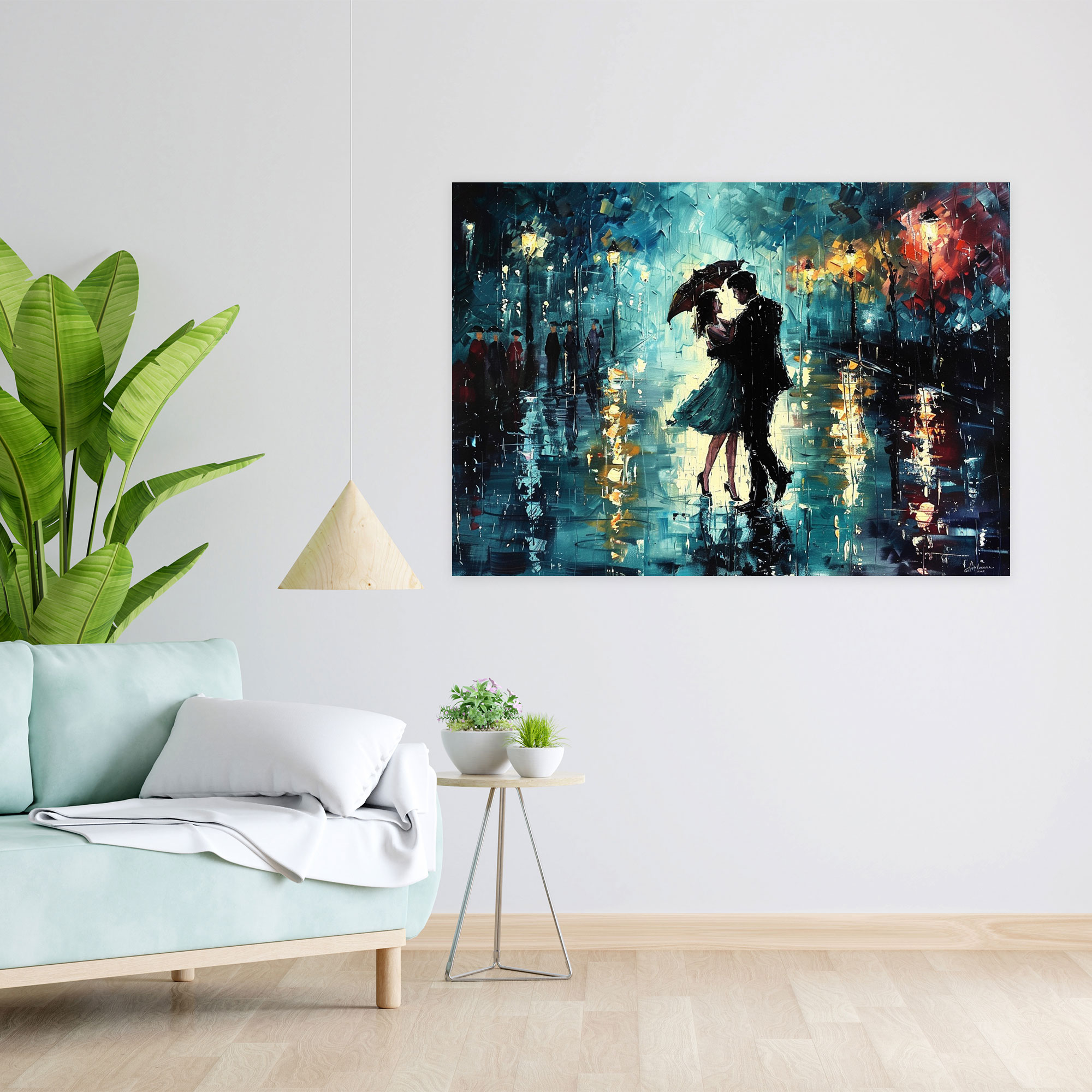 Leonid Afremov Romantic Canvas Print - Leonid Afremov, Leonid Afremov, Canvas Print, Canvas Wall Art