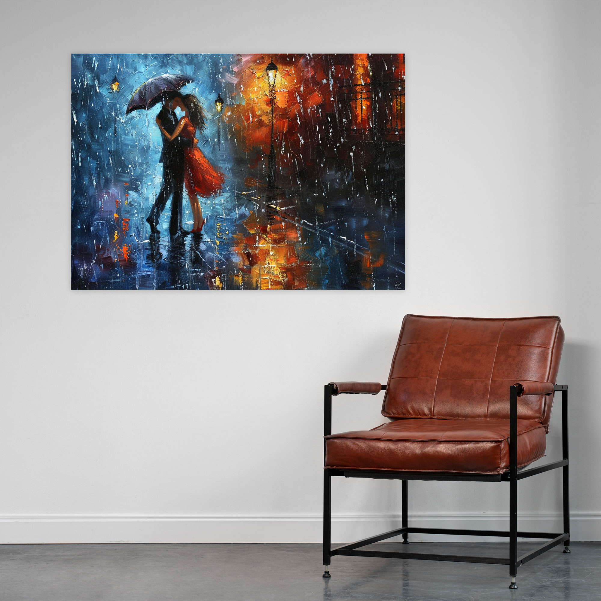 Leonid Afremov Dancing Couple Canvas Print - Leonid Afremov, Leonid Afremov, Wall Decoration, Canvas
