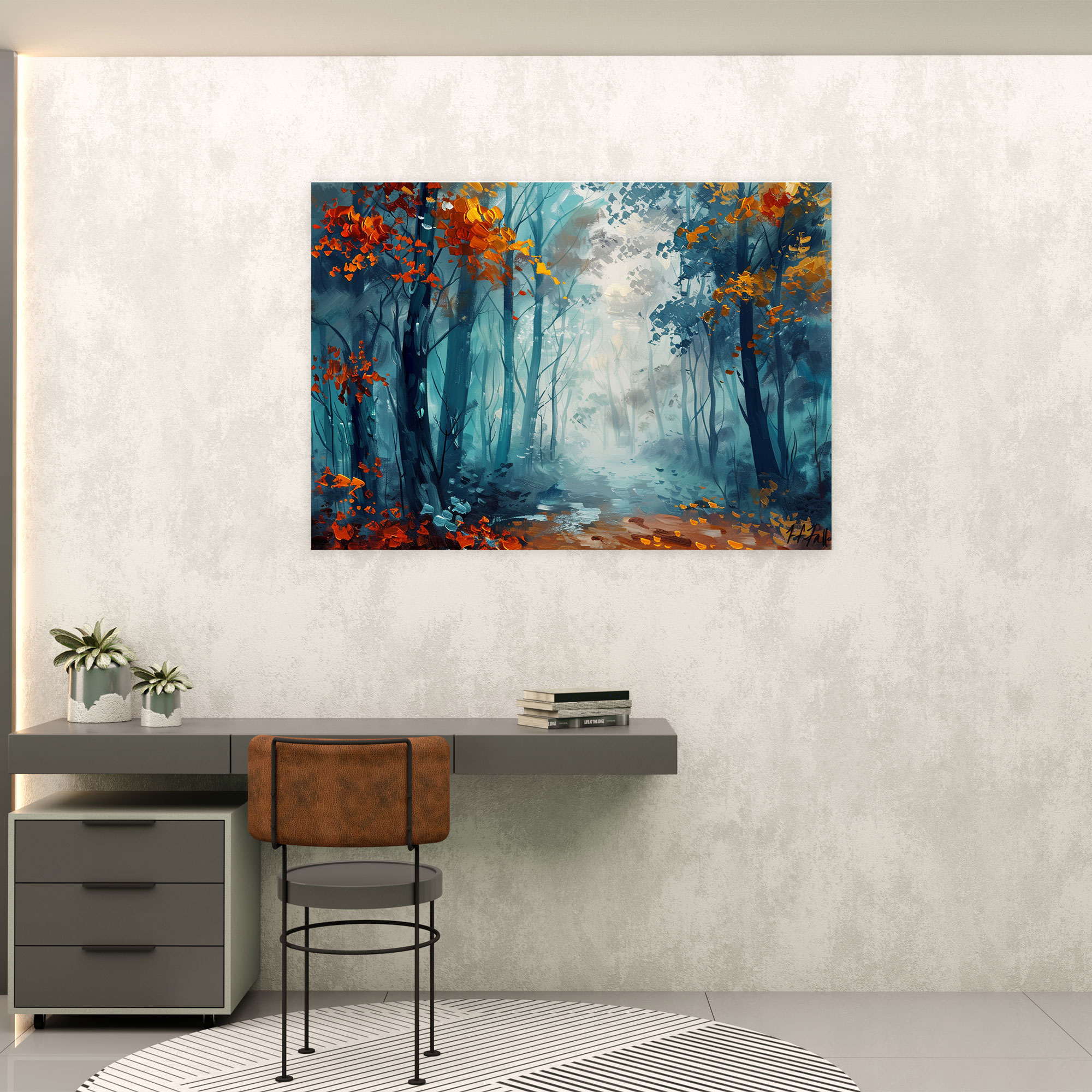 Misty Forest Canvas Print - Leonid Afremov, Canvas Print, Canvas, Wall Art