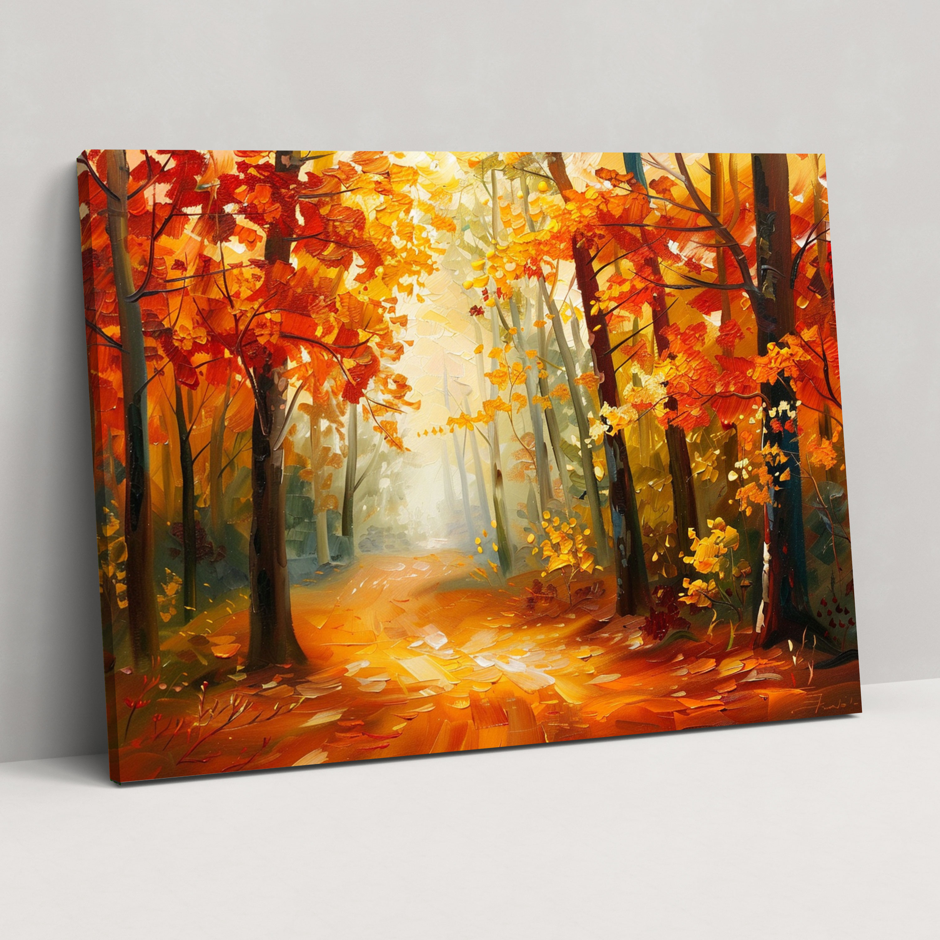 Leonid Afremov Canvas Print Autumn Forest Wall Decoration - Leonid Afremov, Leonid Afremov, Canvas Print, Wall Art