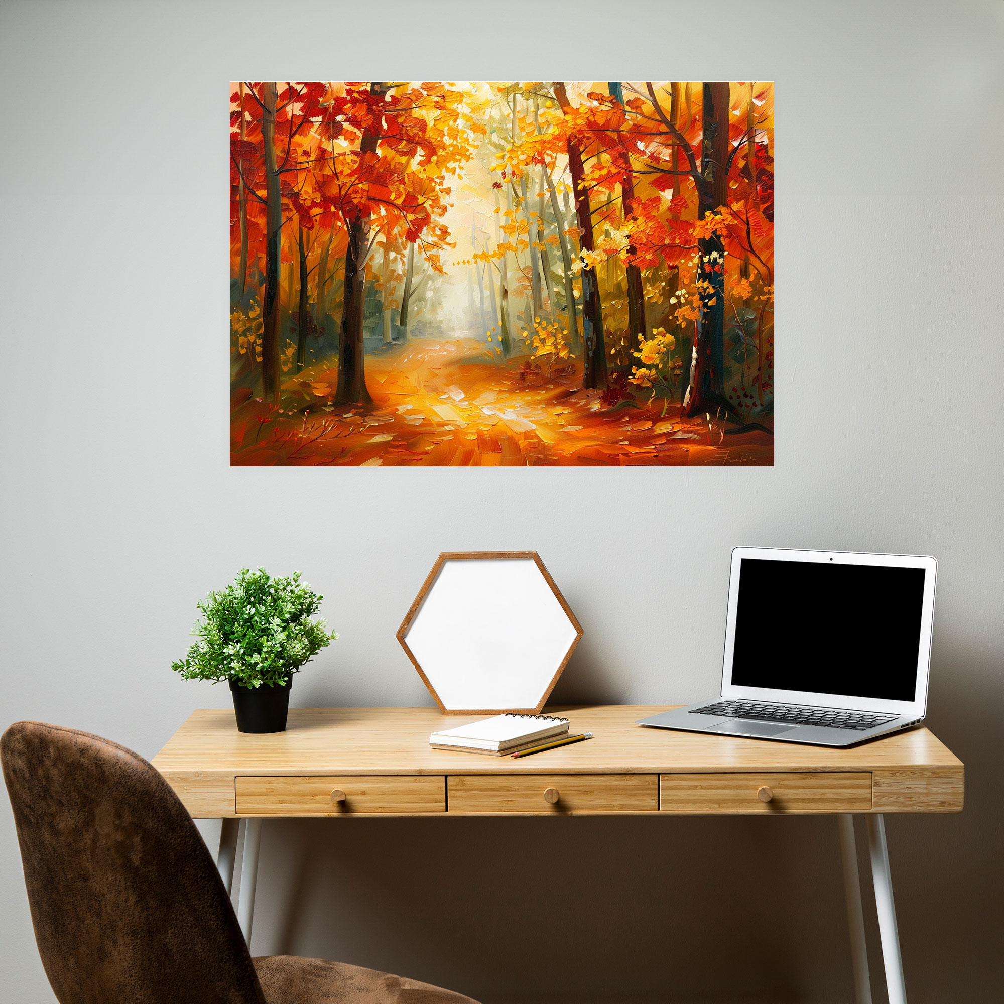 Leonid Afremov Canvas Print Autumn Forest Wall Decoration - Leonid Afremov, Leonid Afremov, Canvas Print, Wall Art