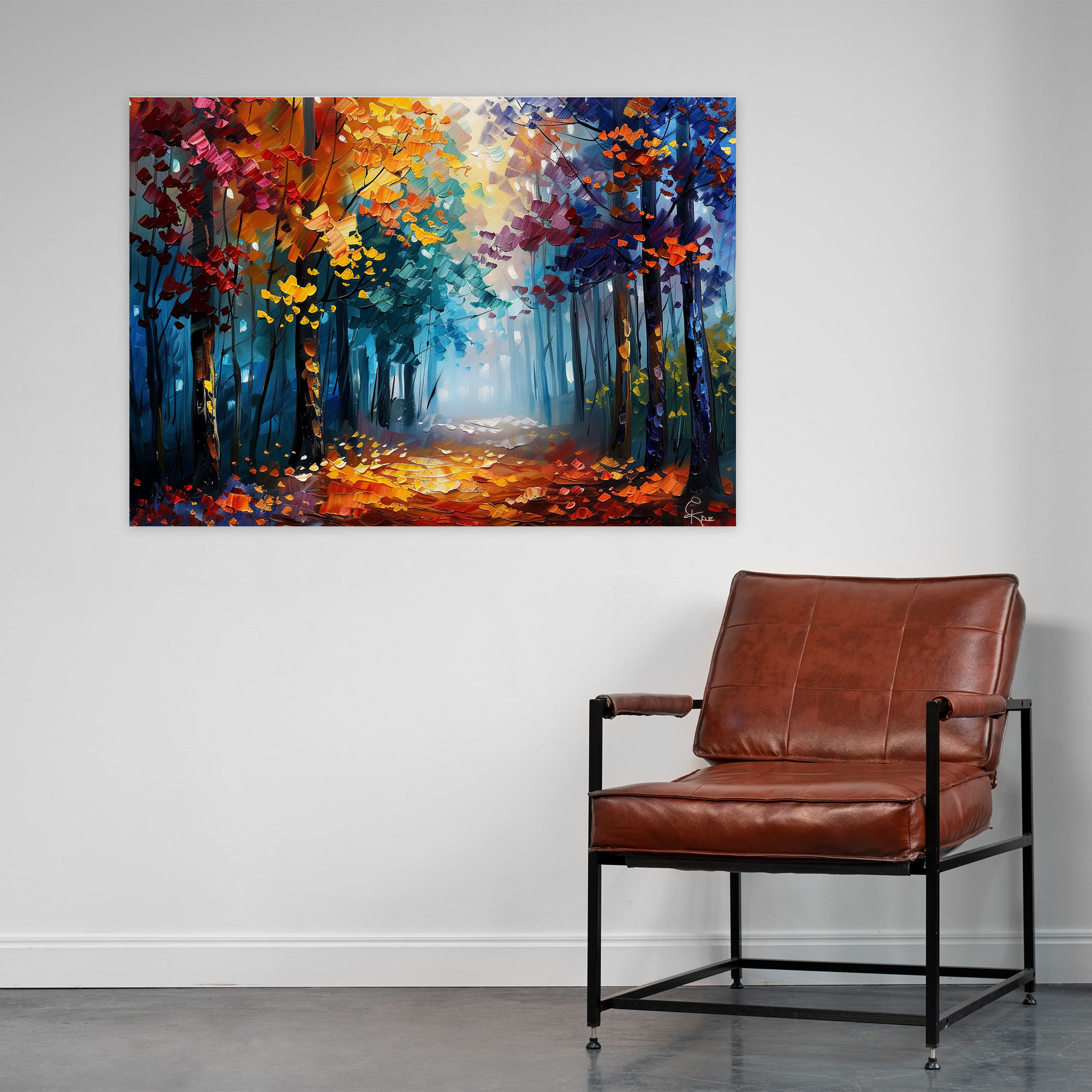 Colorful Forest Canvas Print - Leonid Afremov, Leonid Afremov, Canvas, Canvas Wall Art