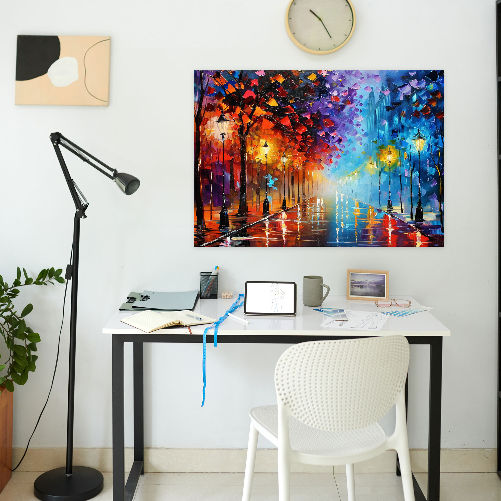 Leonid Afremov Canvas Print Cityscape Wall Art - Leonid Afremov, Wall Art, Home Decoration, Canvas