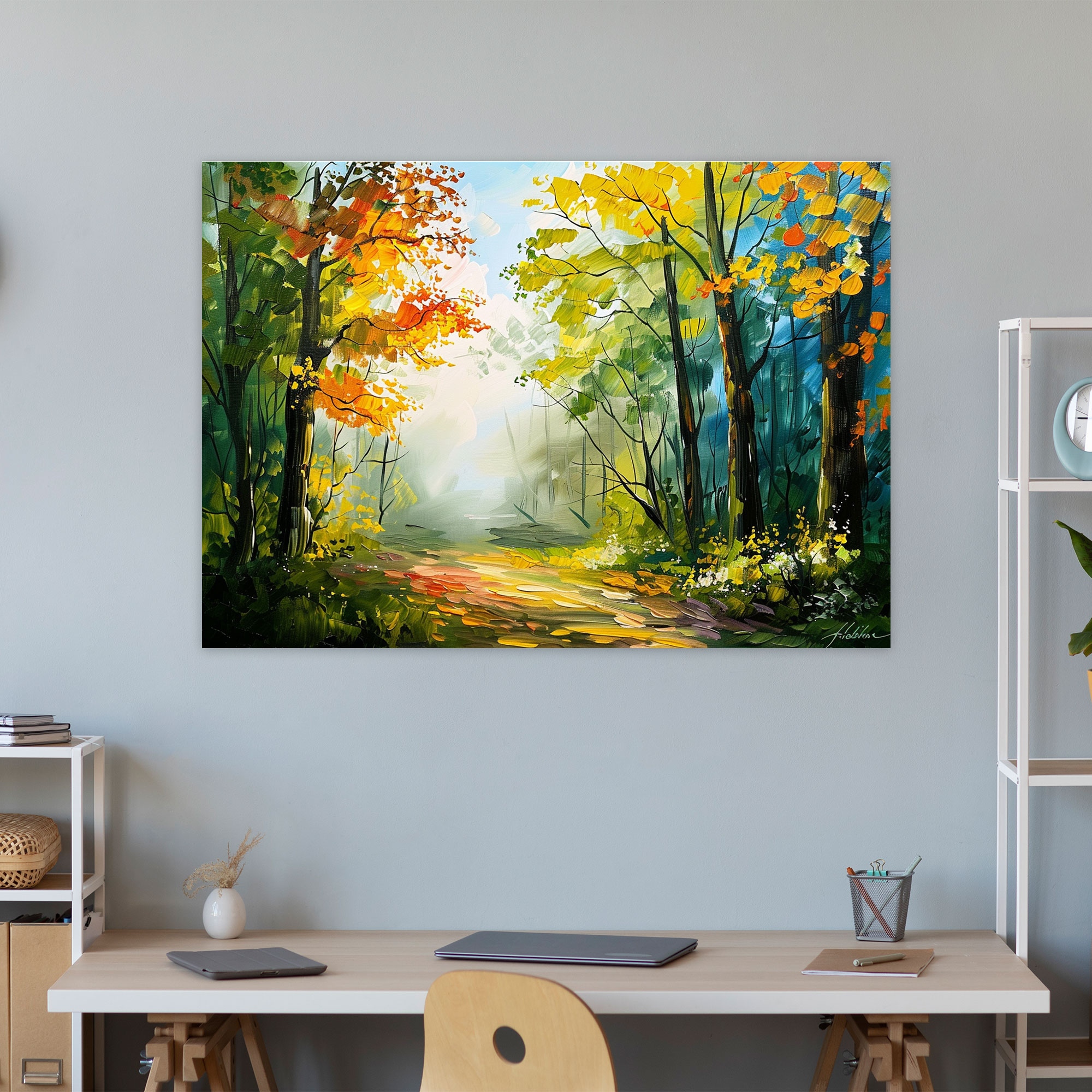 Tranquil Forest Leonid Afremov Wall Art - Leonid Afremov, Canvas Wall Art, Canvas, Canvas Print