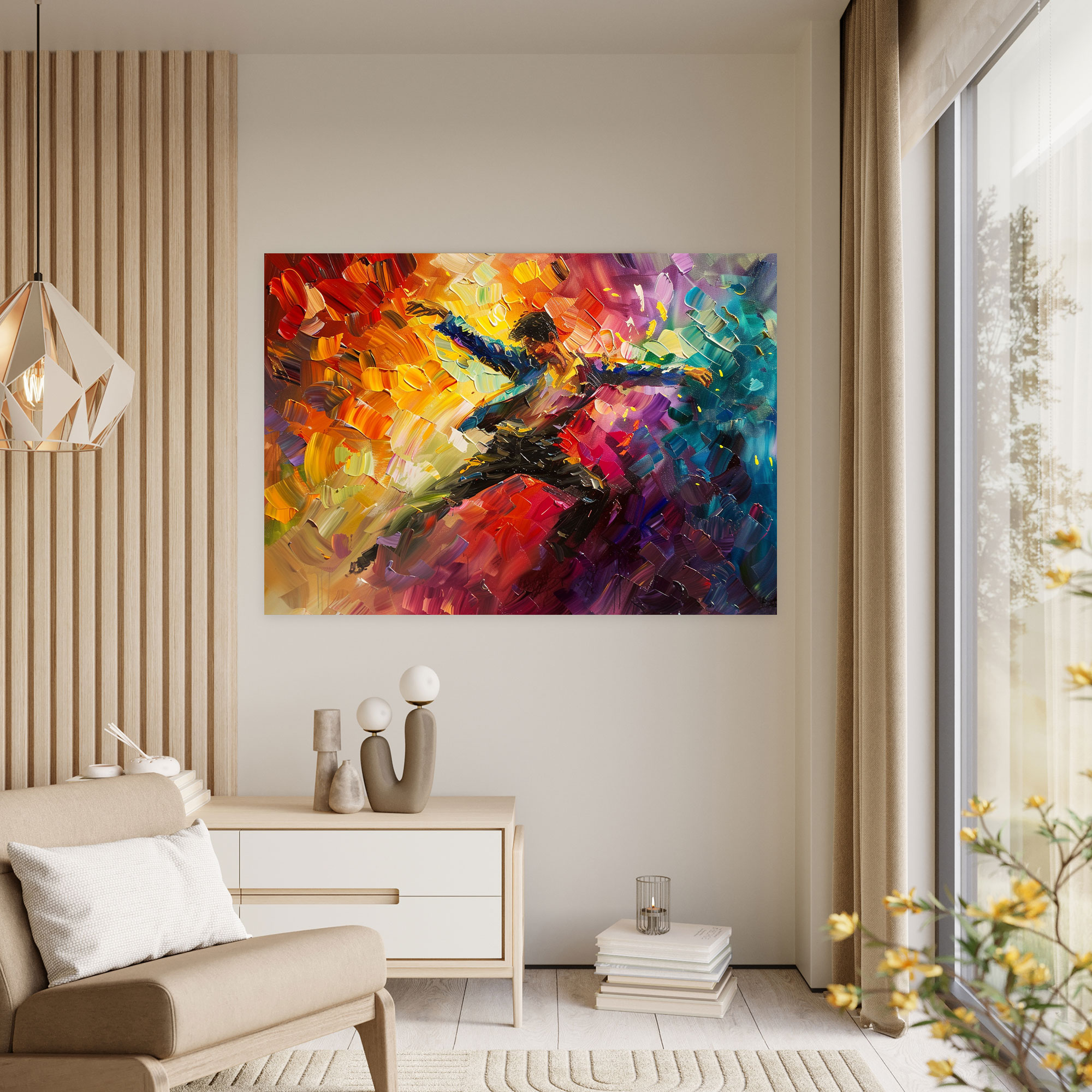 Dance Performance Leonid Afremov Canvas Print - Leonid Afremov, Canvas Wall Art, Canvas, Wall Decoration