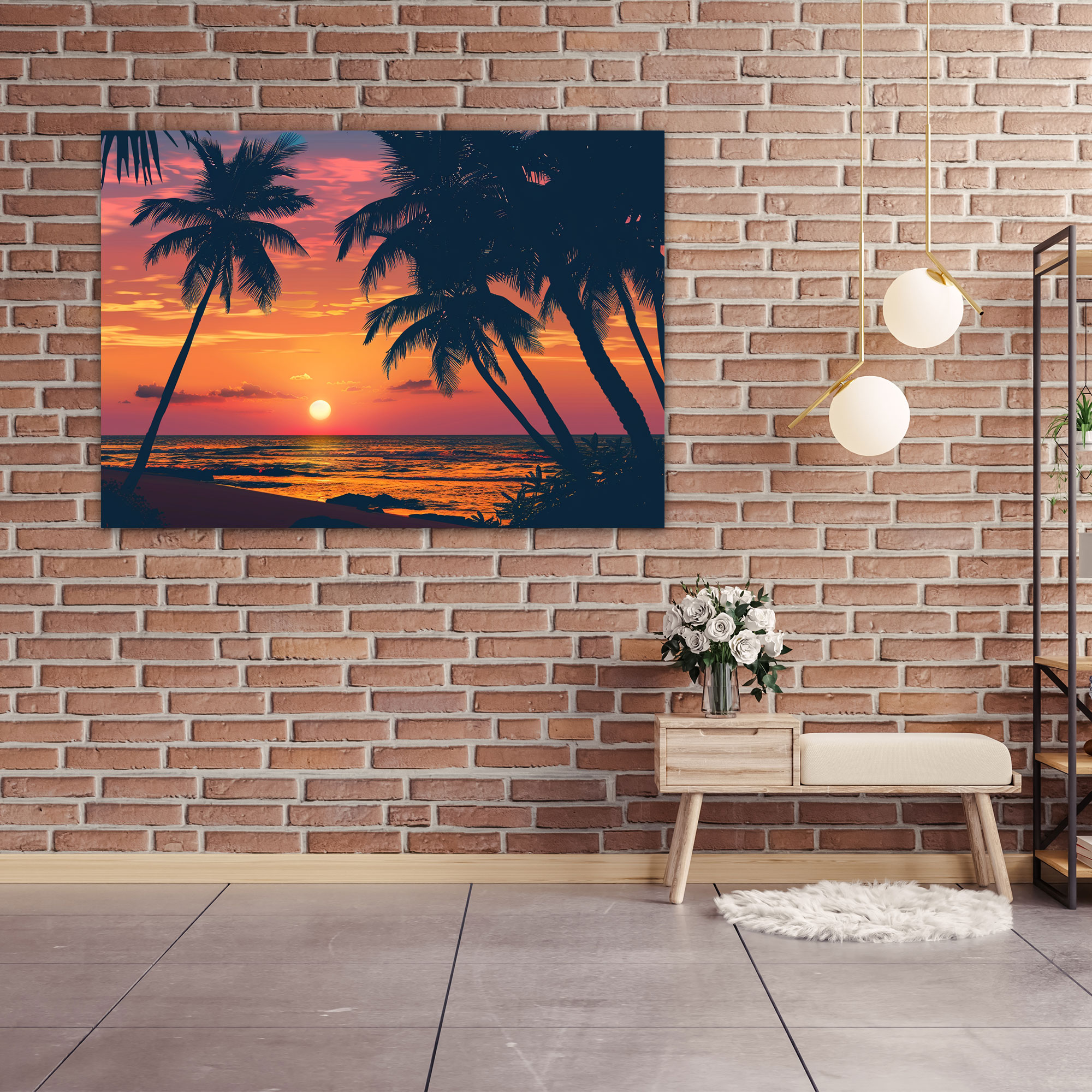 Seaside Sunset Leonid Afremov Wall Art - Leonid Afremov, Wall Art, Canvas Wall Art, Wall Decoration
