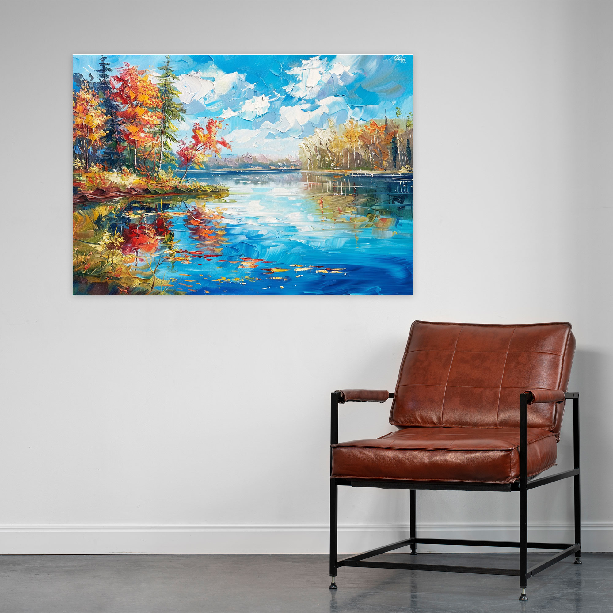 Lakeside Serenity Leonid Afremov Canvas Print - Leonid Afremov, Canvas Print, Home Decoration, Wall Art