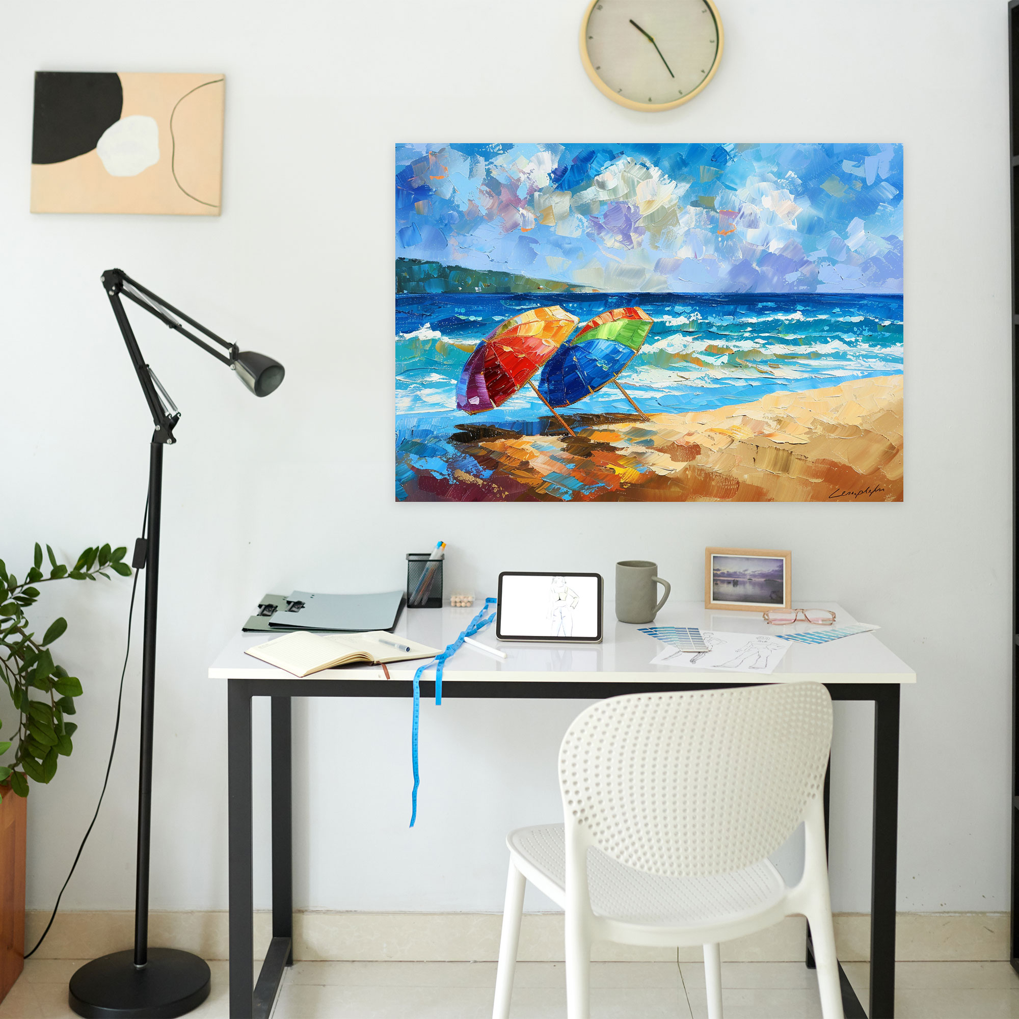 Serene Beach Leonid Afremov Canvas Print - Leonid Afremov, Canvas Wall Art, Leonid Afremov, Wall Decoration