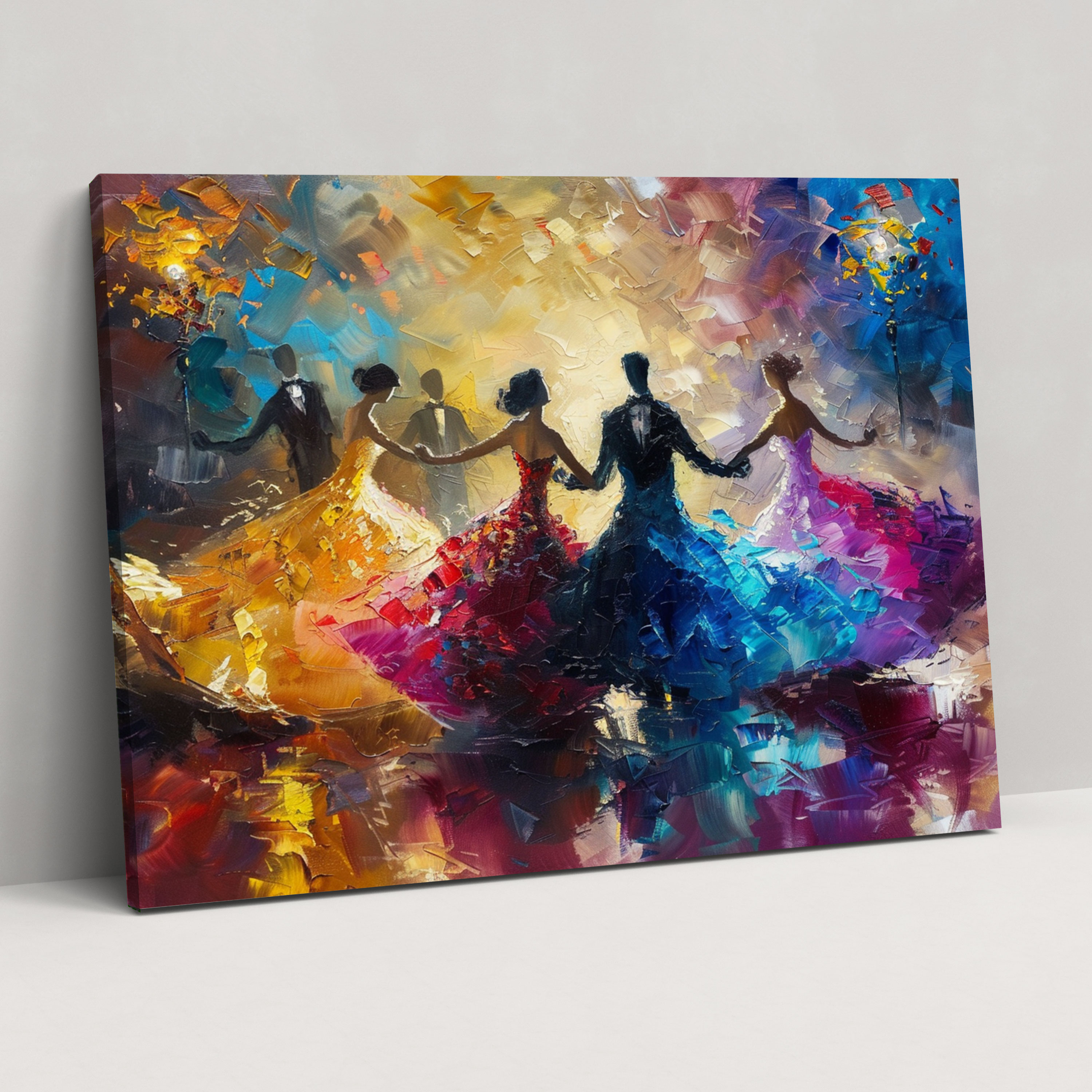Leonid Afremov Ballroom Dance Wall Art - Leonid Afremov, Wall Decoration, Canvas, Wall Art