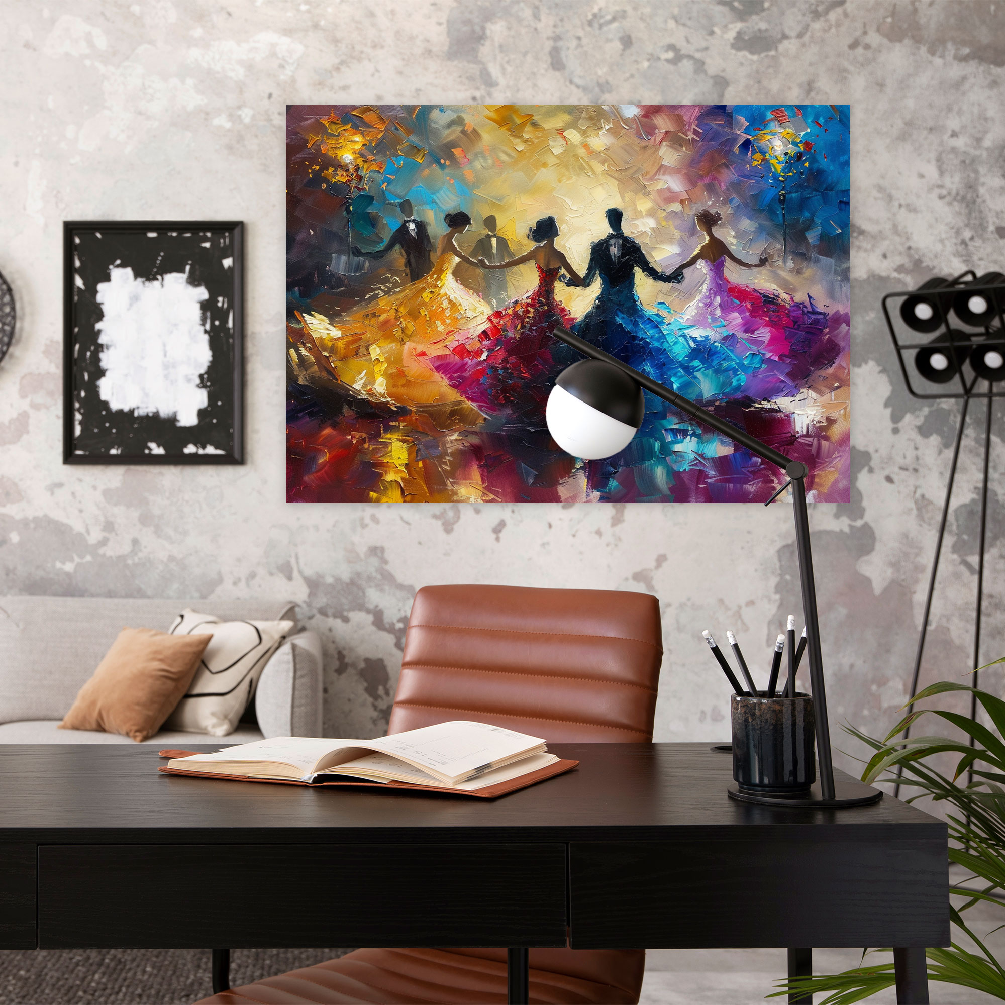 Leonid Afremov Ballroom Dance Wall Art - Leonid Afremov, Wall Decoration, Canvas, Wall Art
