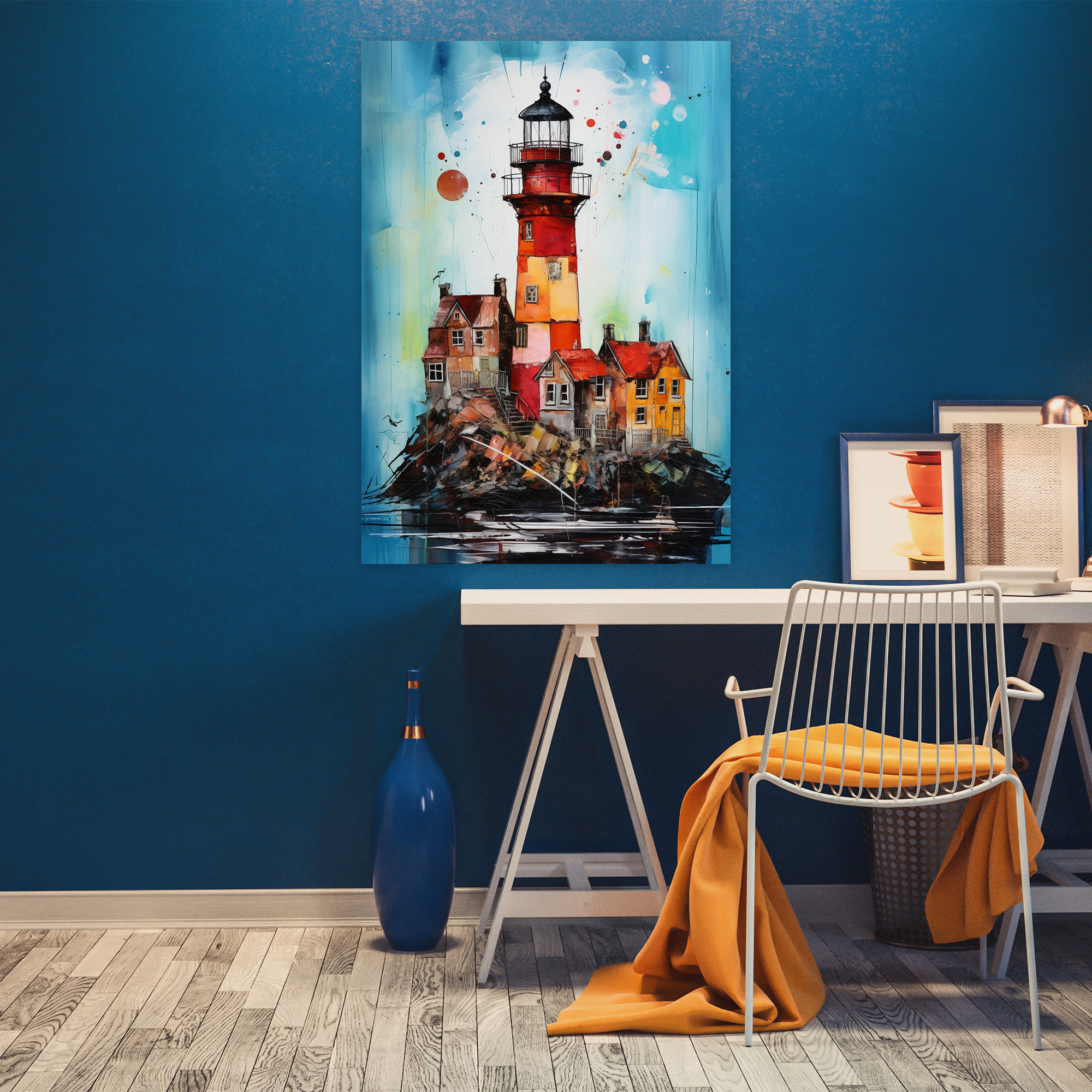 Contemporary Lighthouse Wall Art - Lighthouse, Wall Decoration, Home Decoration, Wall Art