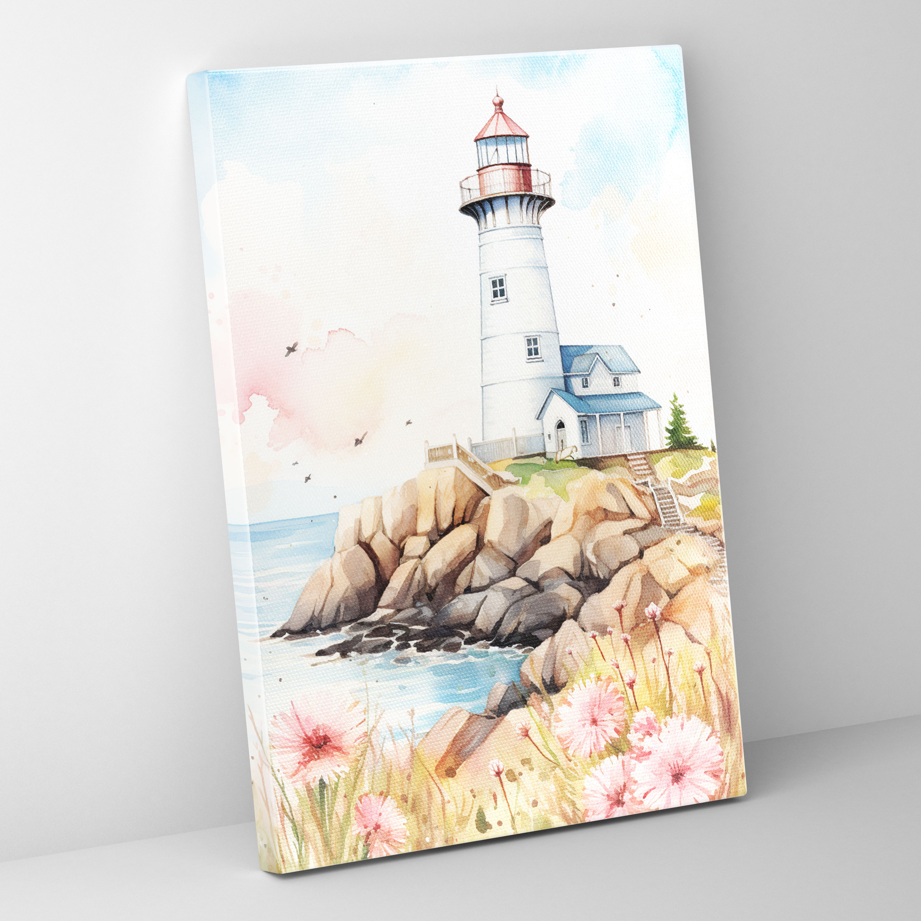 Lighthouse Wall Art - Lighthouse, Canvas Print, Wall Art, Wall Decoration