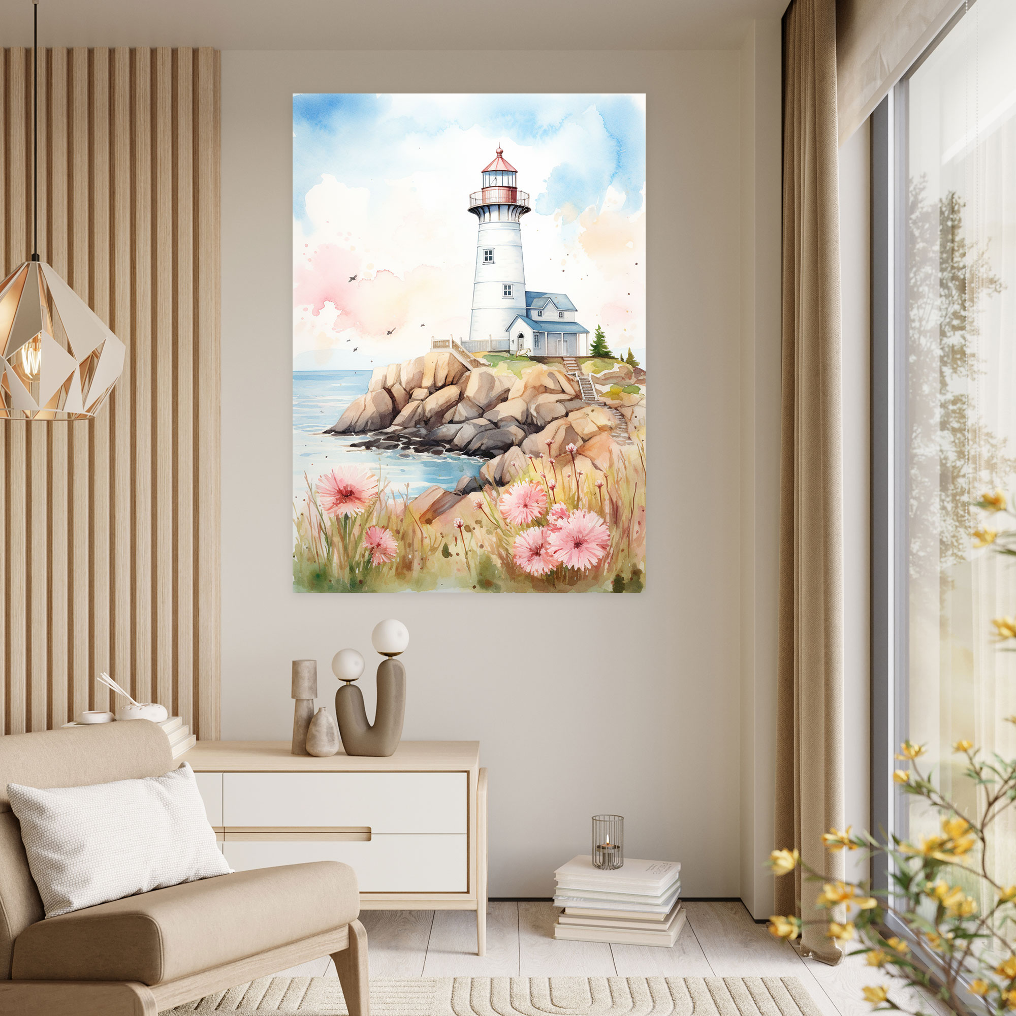 Lighthouse Wall Art - Lighthouse, Canvas Print, Wall Art, Wall Decoration