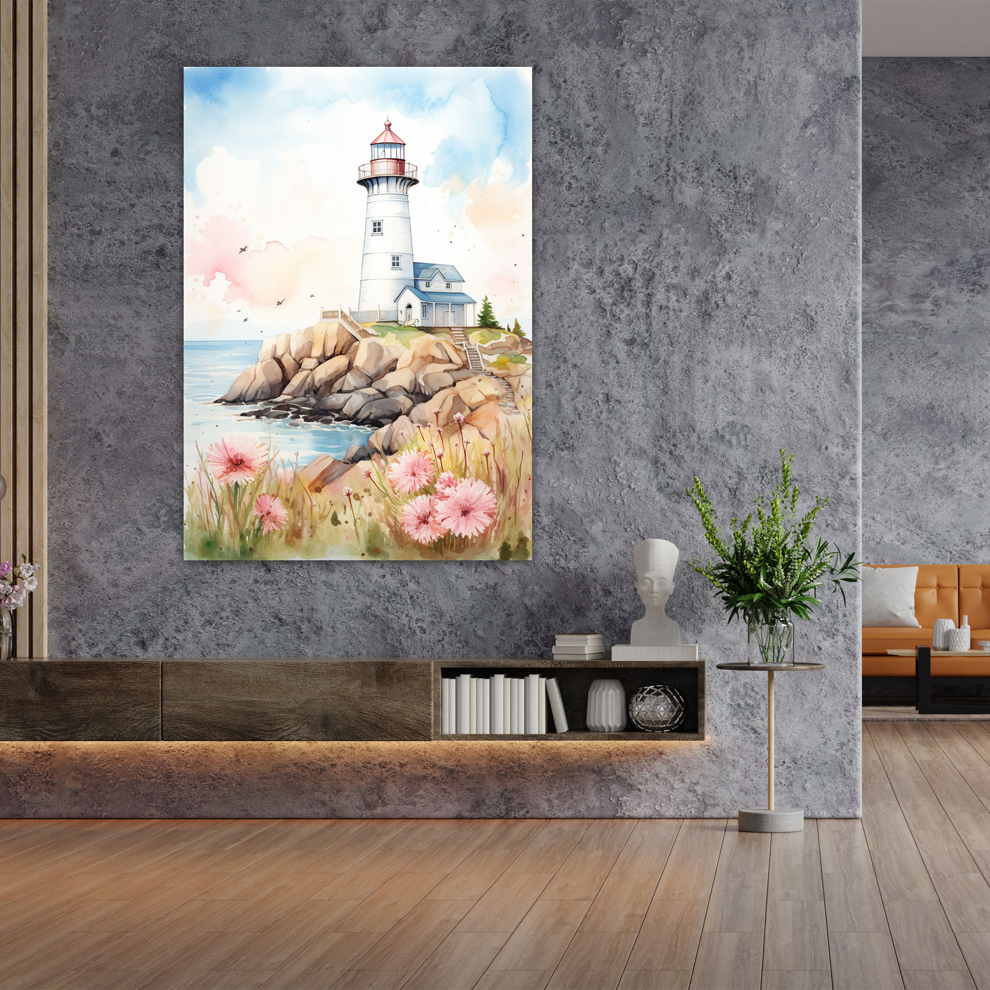 Lighthouse Wall Art - Lighthouse, Canvas Print, Wall Art, Wall Decoration