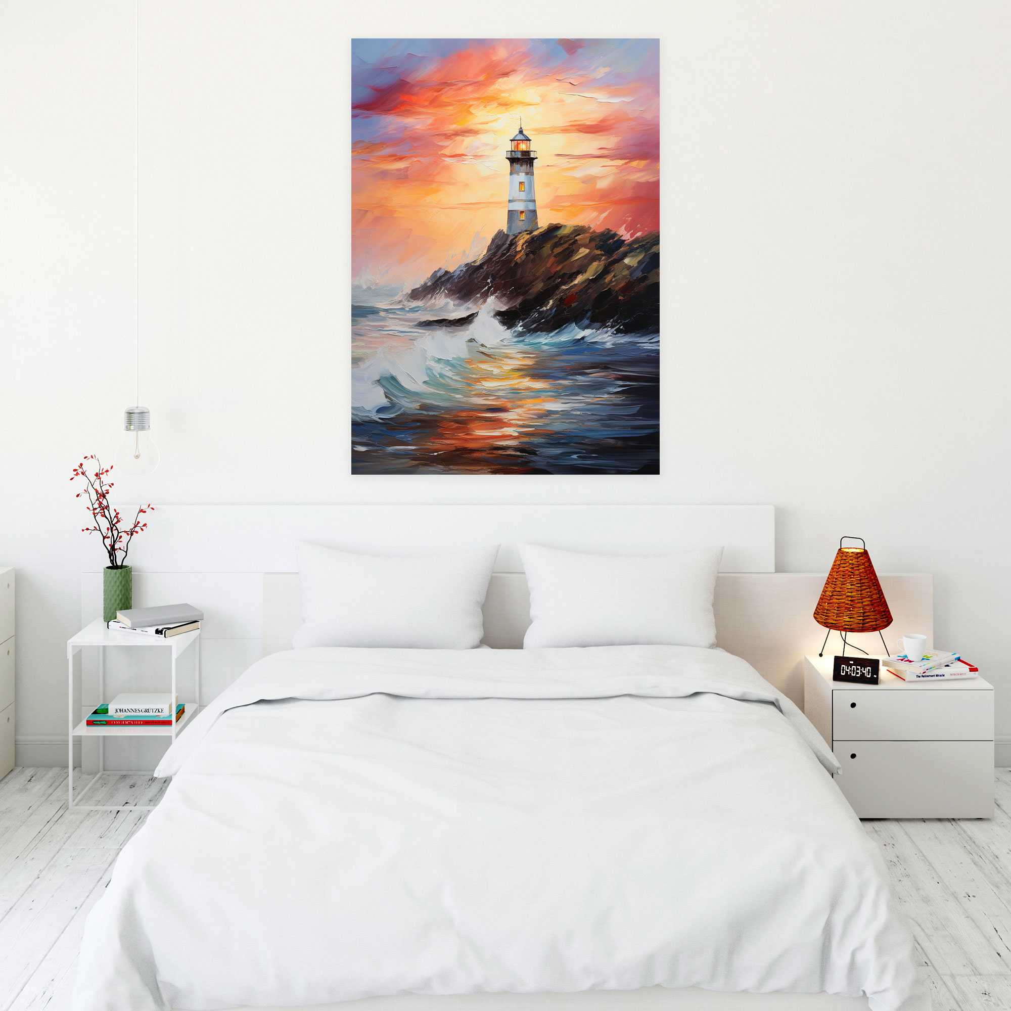 Lighthouse Canvas Print - Lighthouse, Home Decoration, Lighthouse Canvas Print, Canvas Wall Art