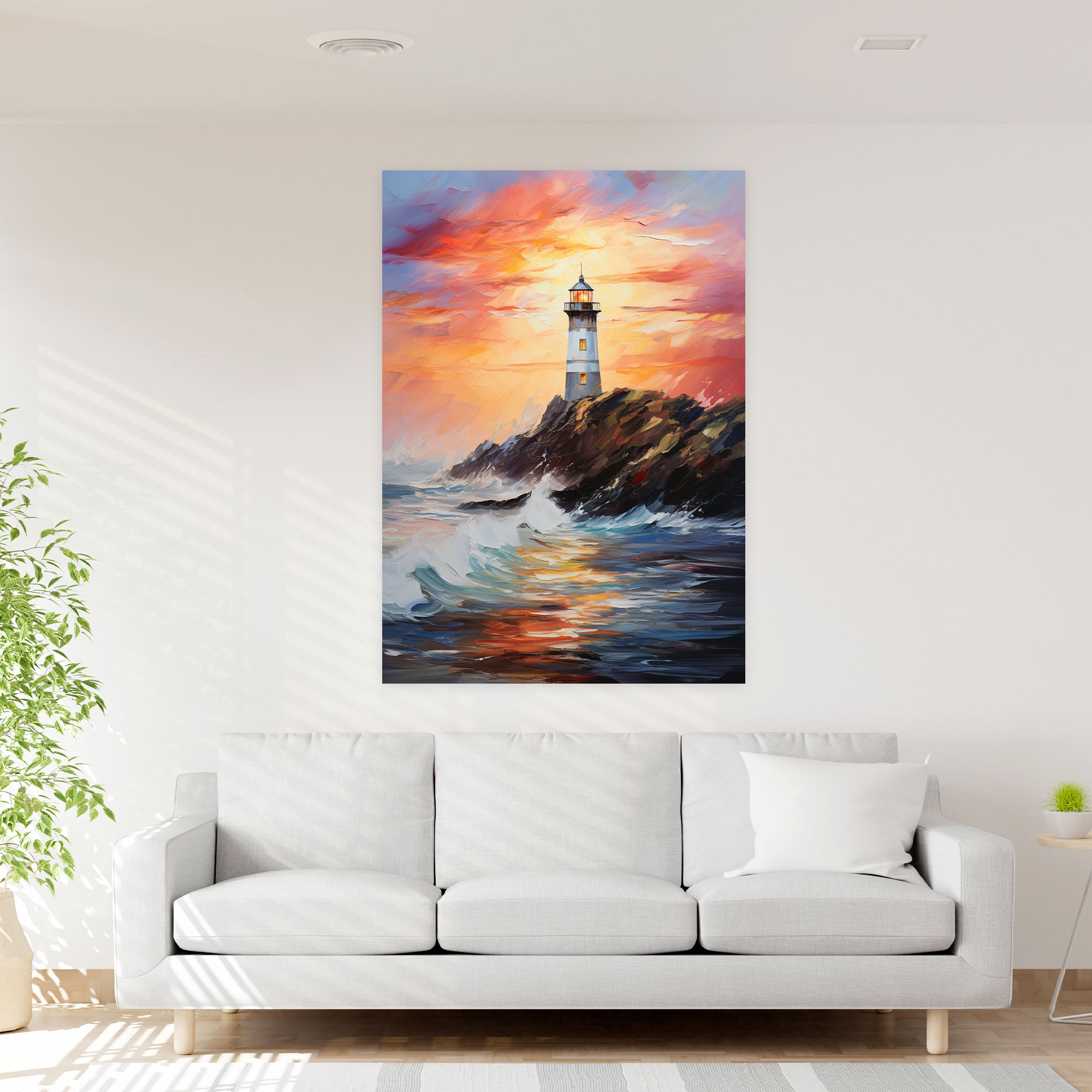 Lighthouse Canvas Print - Lighthouse, Home Decoration, Lighthouse Canvas Print, Canvas Wall Art