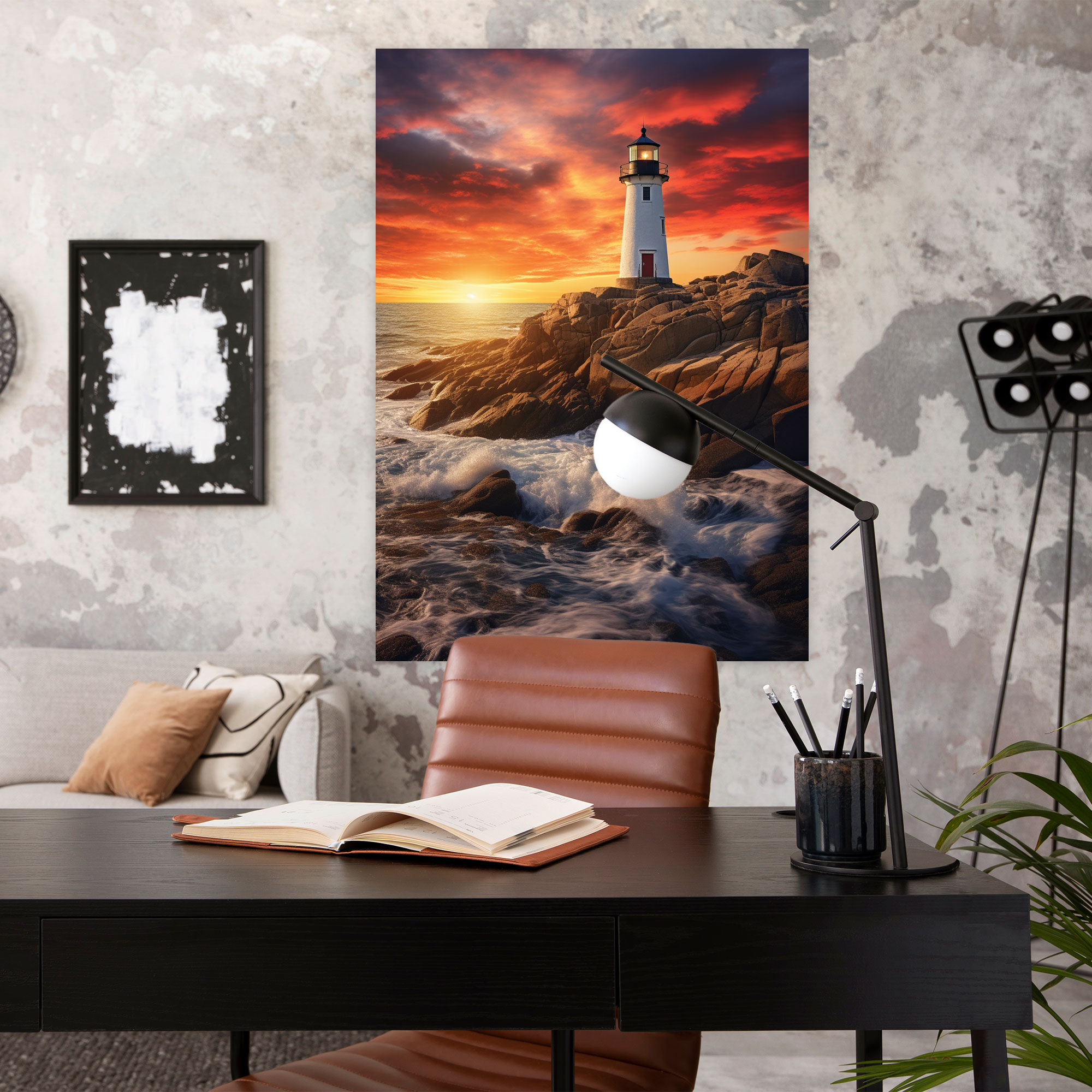 Lighthouse Canvas Print - Lighthouse, Canvas, Lighthouse Canvas Print, Home Decoration