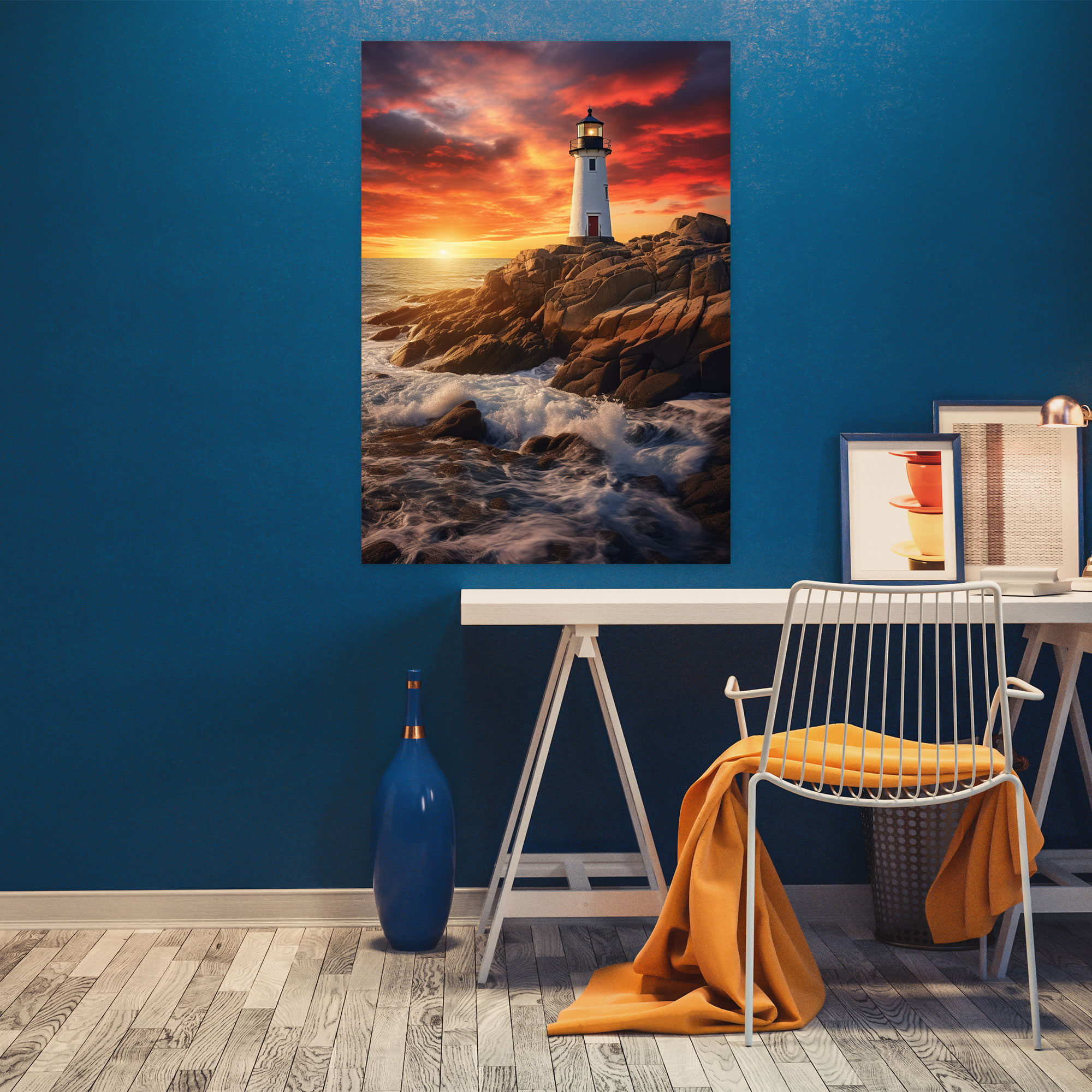 Lighthouse Canvas Print - Lighthouse, Canvas, Lighthouse Canvas Print, Home Decoration